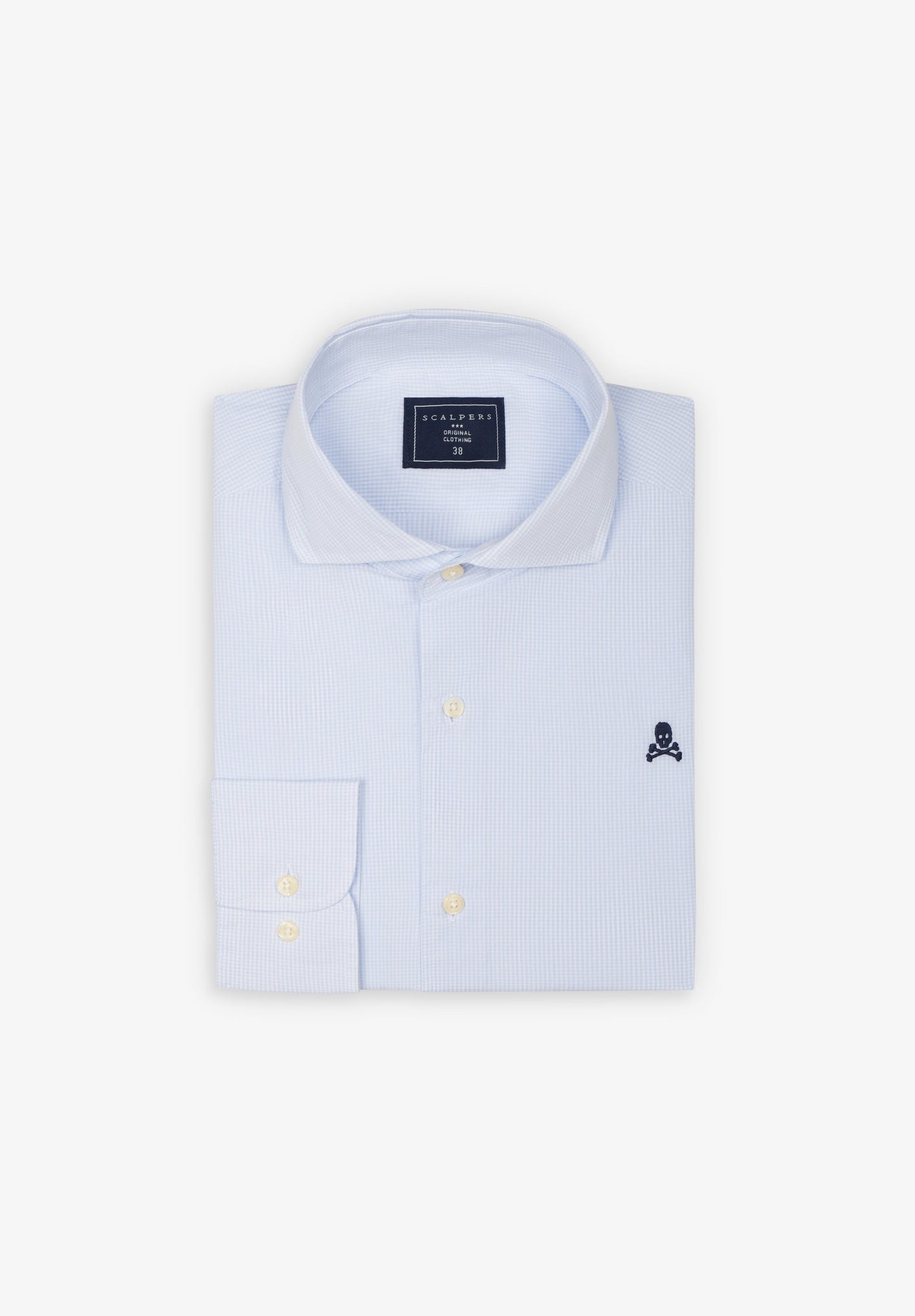 CAMISA CALAVERA CONTRASTE