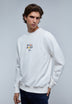 SUDADERA LOGO FRONTAL FLOCADO