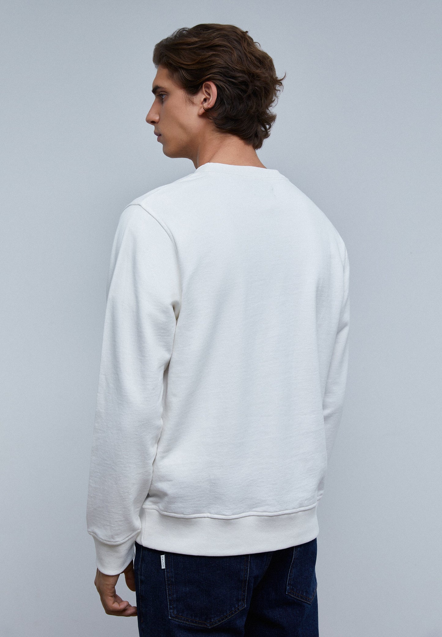 SUDADERA LOGO FRONTAL FLOCADO