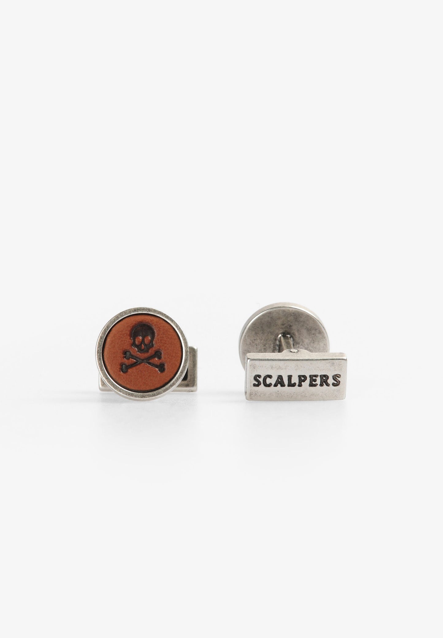 GEMELOS REDONDOS METAL CALAVERA