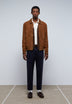 CHAQUETA BOMBER PIEL