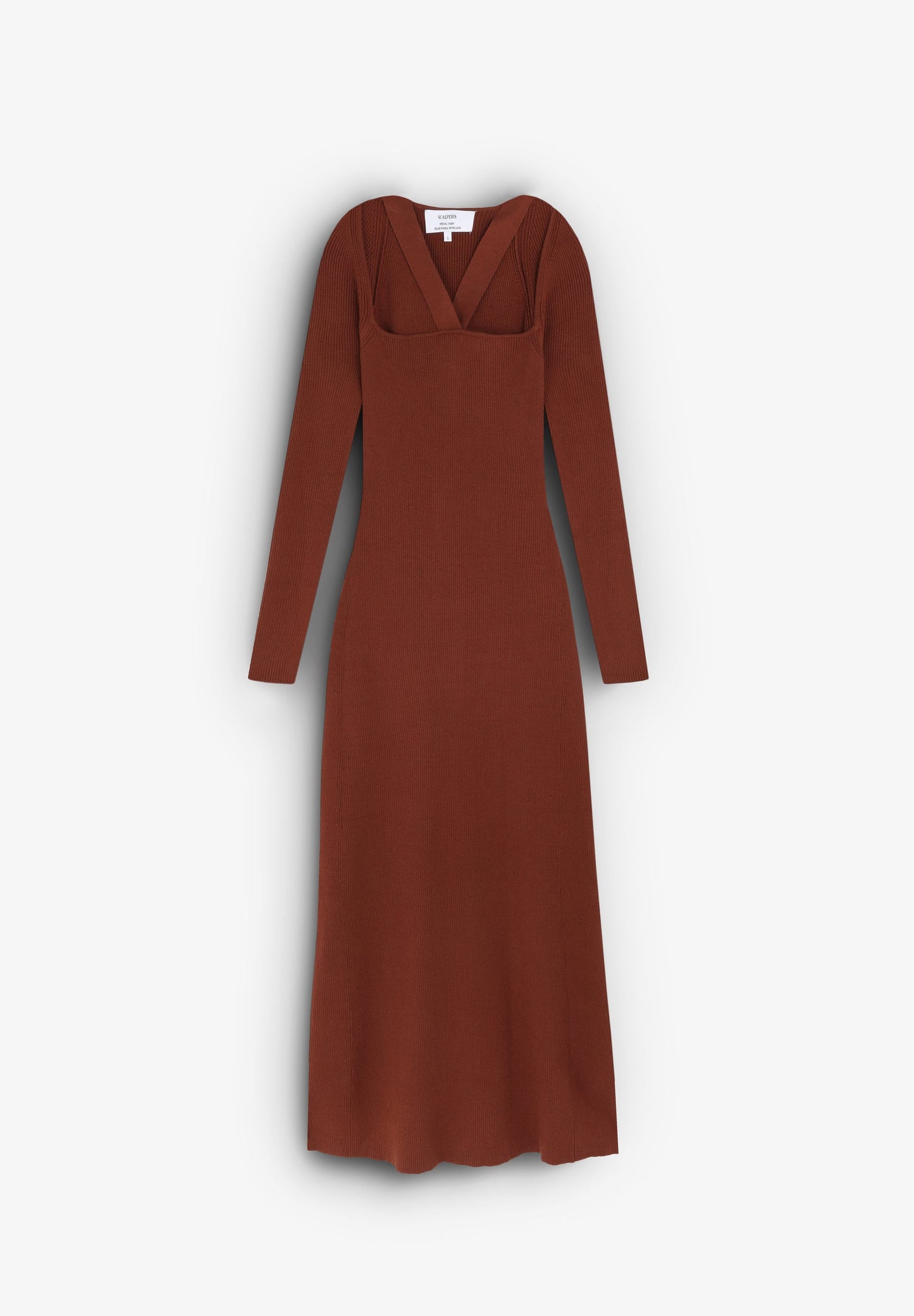 VESTIDO MIDI PUNTO CANALÉ