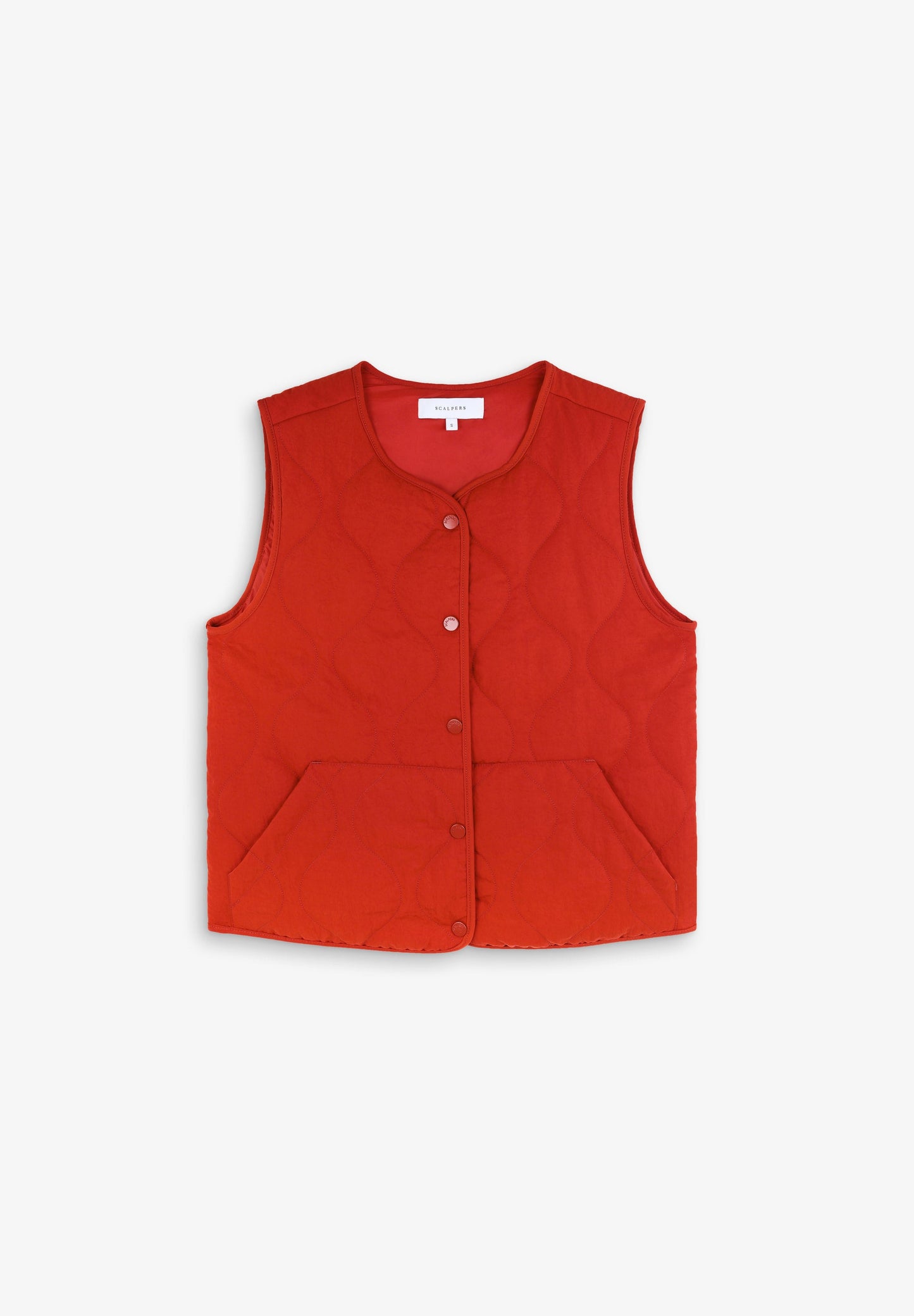 CHALECO ACOLCHADO CUELLO REDONDO
