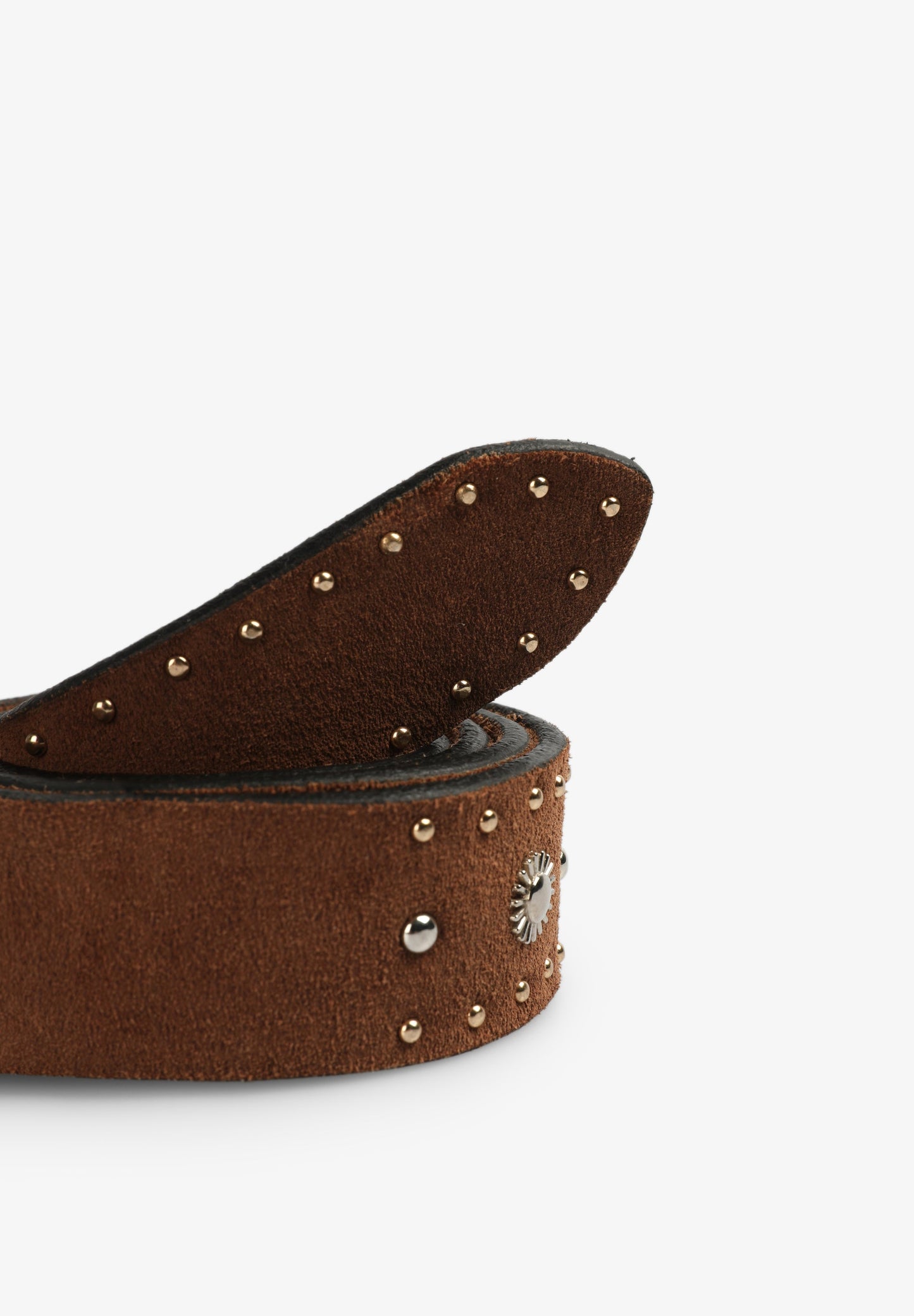 SUEDE STUDS BELT