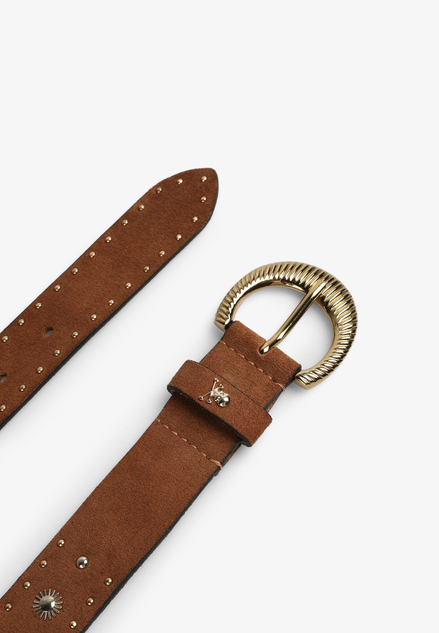 SUEDE STUDS BELT