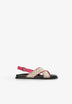 SANDALIAS PLANAS CRUZADAS