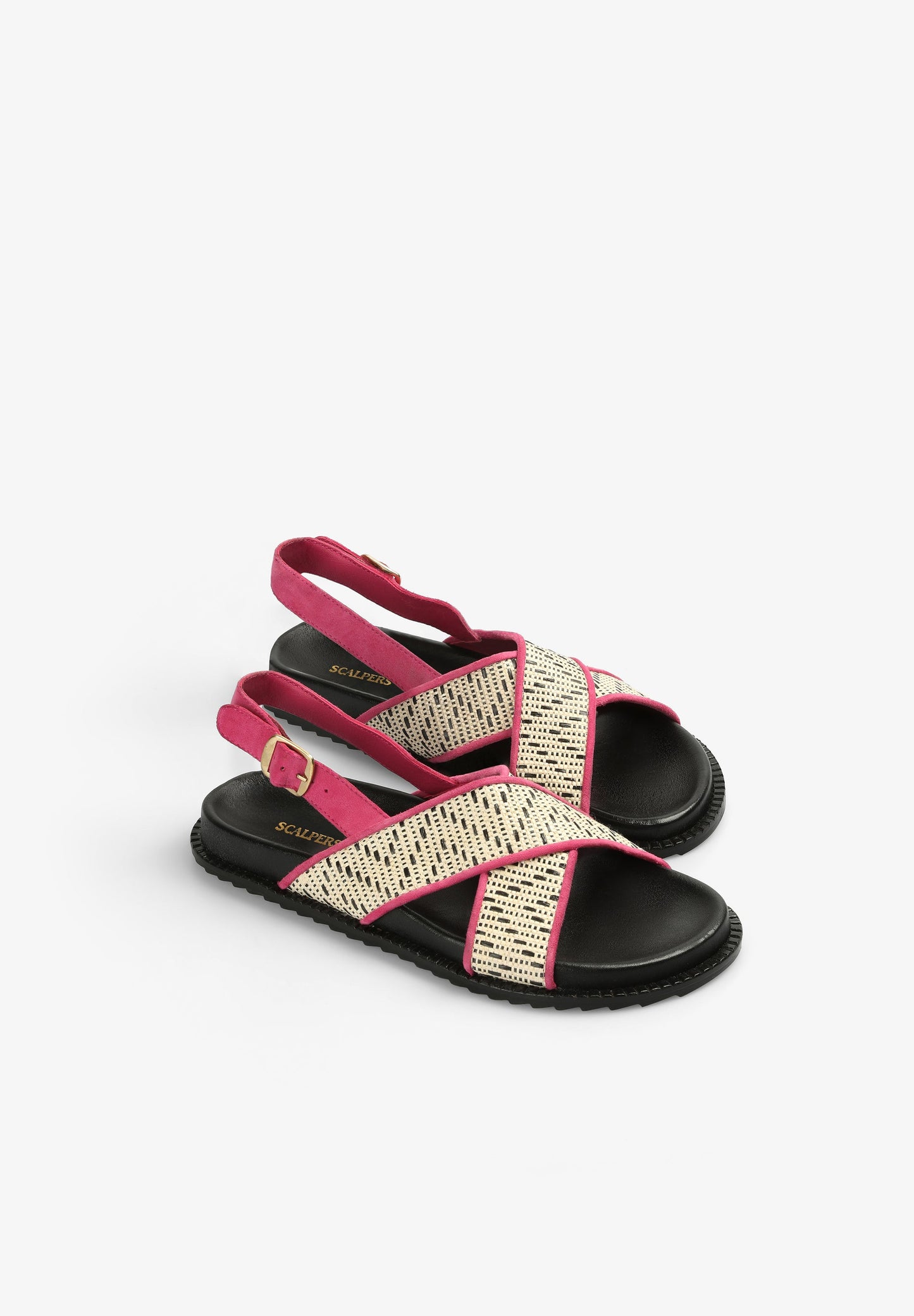 SANDALIAS PLANAS CRUZADAS