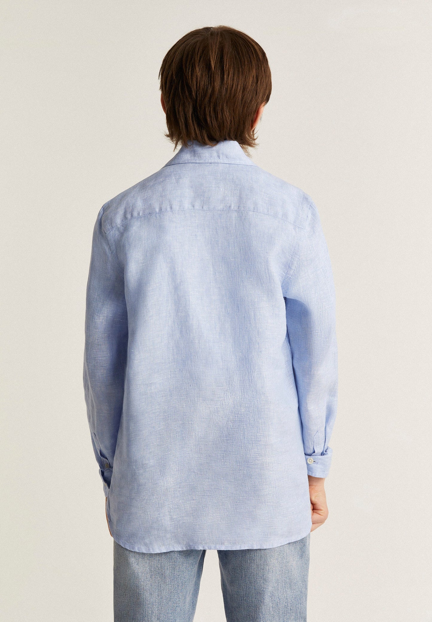 CAMISA LINO CUELLO CUTAWAY