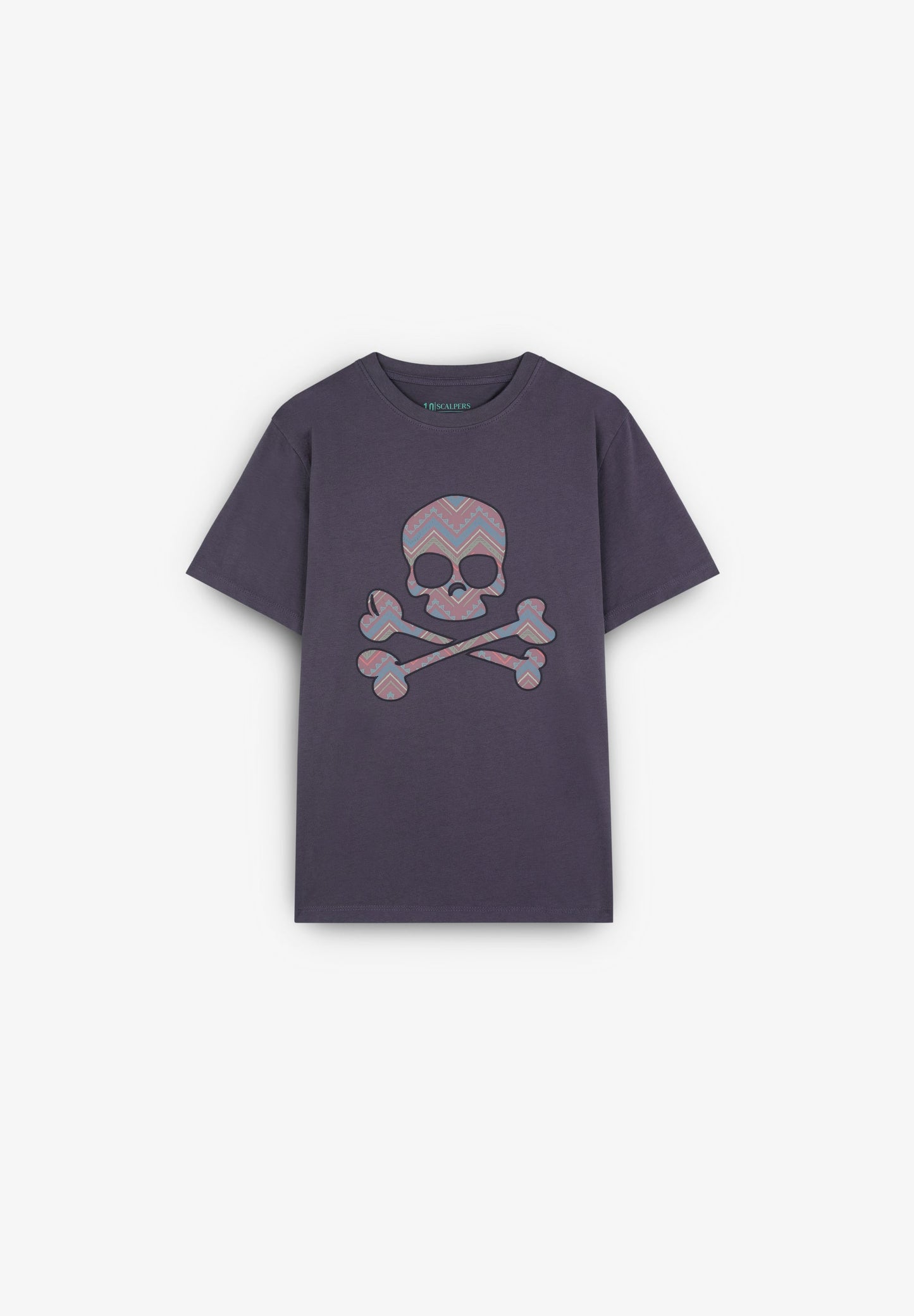 CAMISETA CALAVERA PRINT ZIGZAG