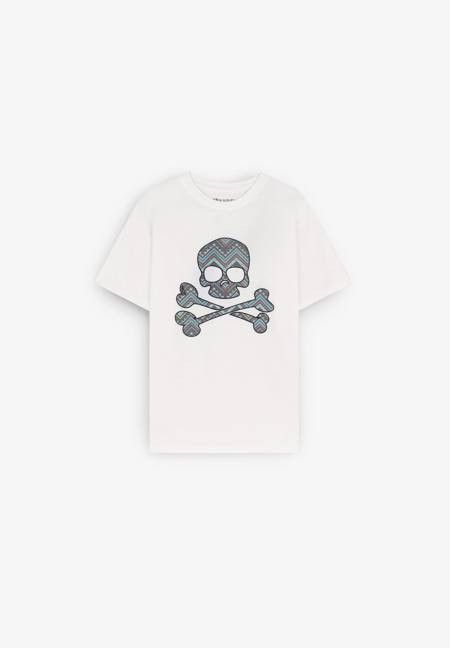CAMISETA CALAVERA PRINT ZIGZAG