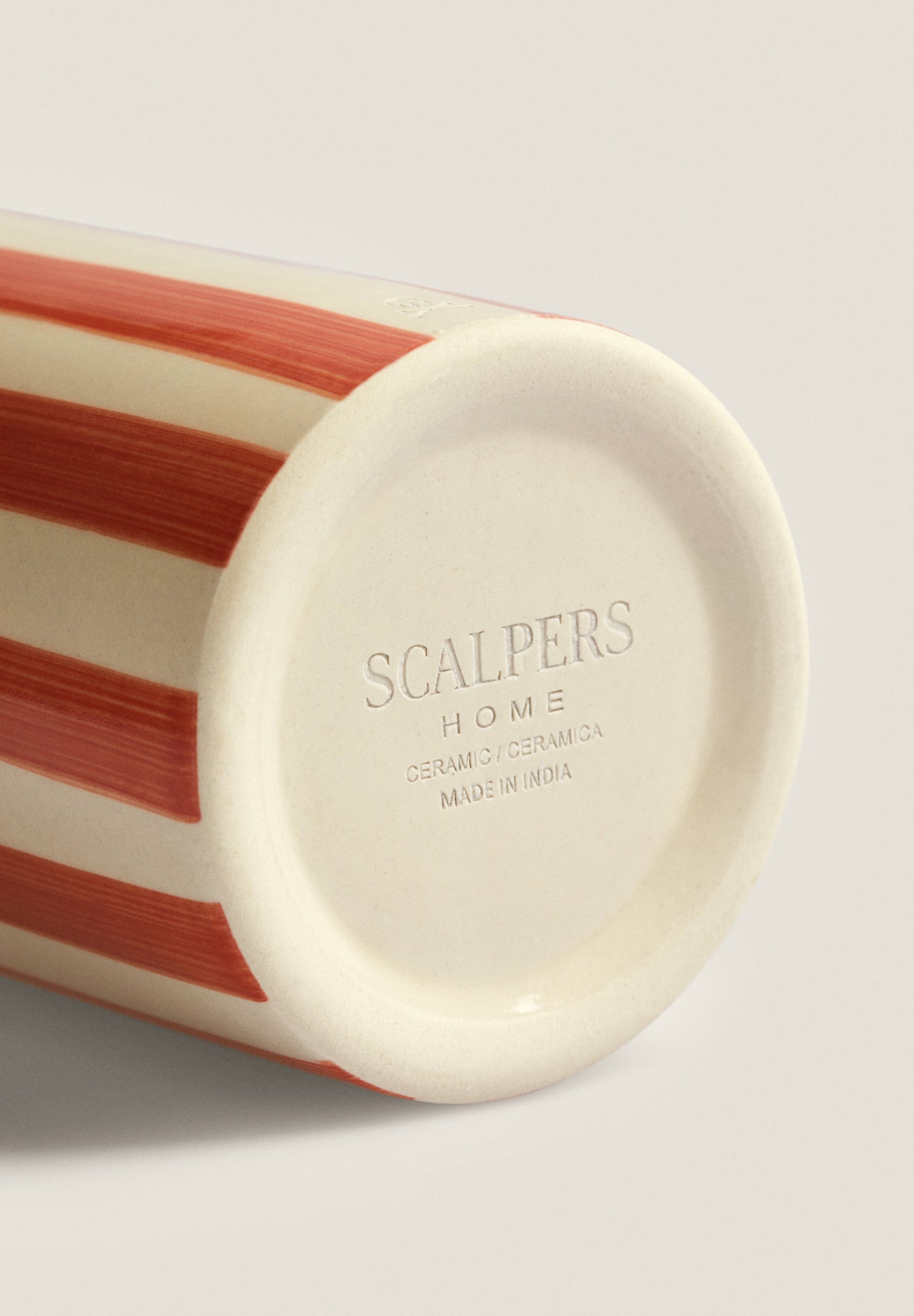 JARRÓN CERÁMICA RAYAS