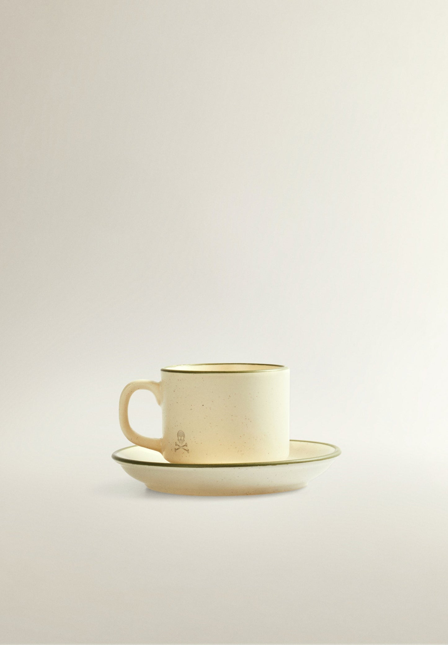 PLATO TAZA CAFÉ CERÁMICA FILO