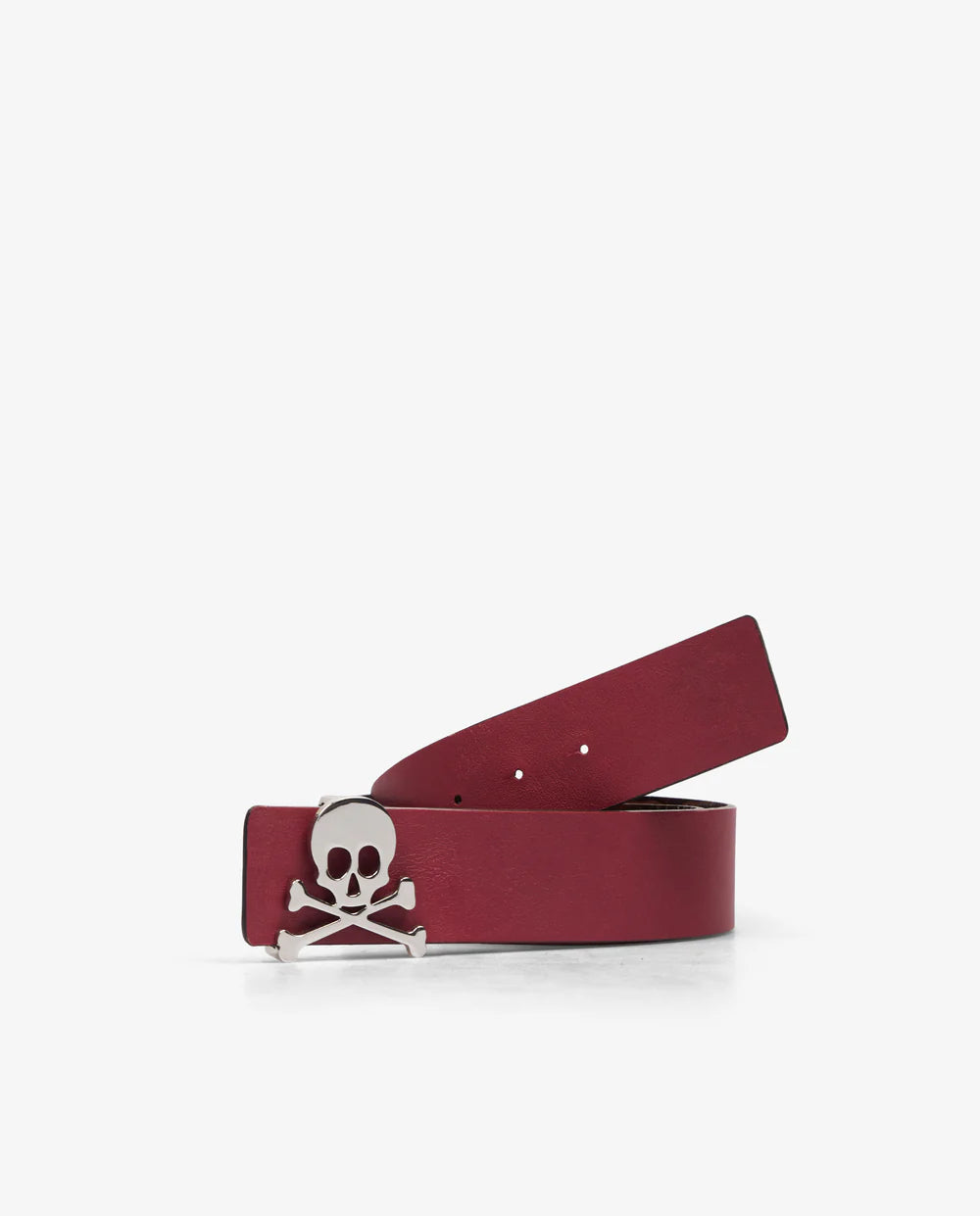 CINTURÓN PIEL REVERSIBLE CALAVERA