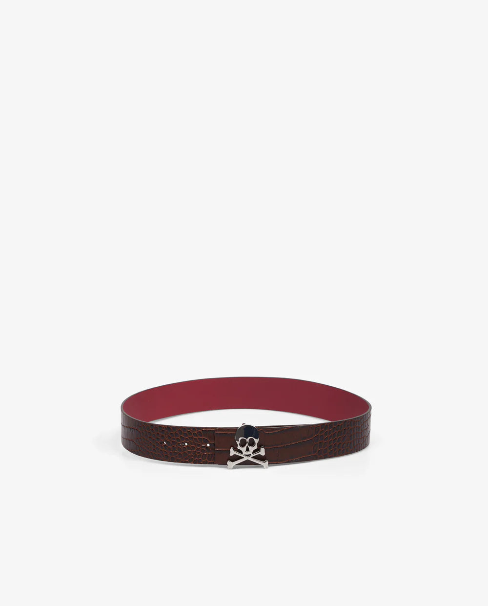 CINTURÓN PIEL REVERSIBLE CALAVERA