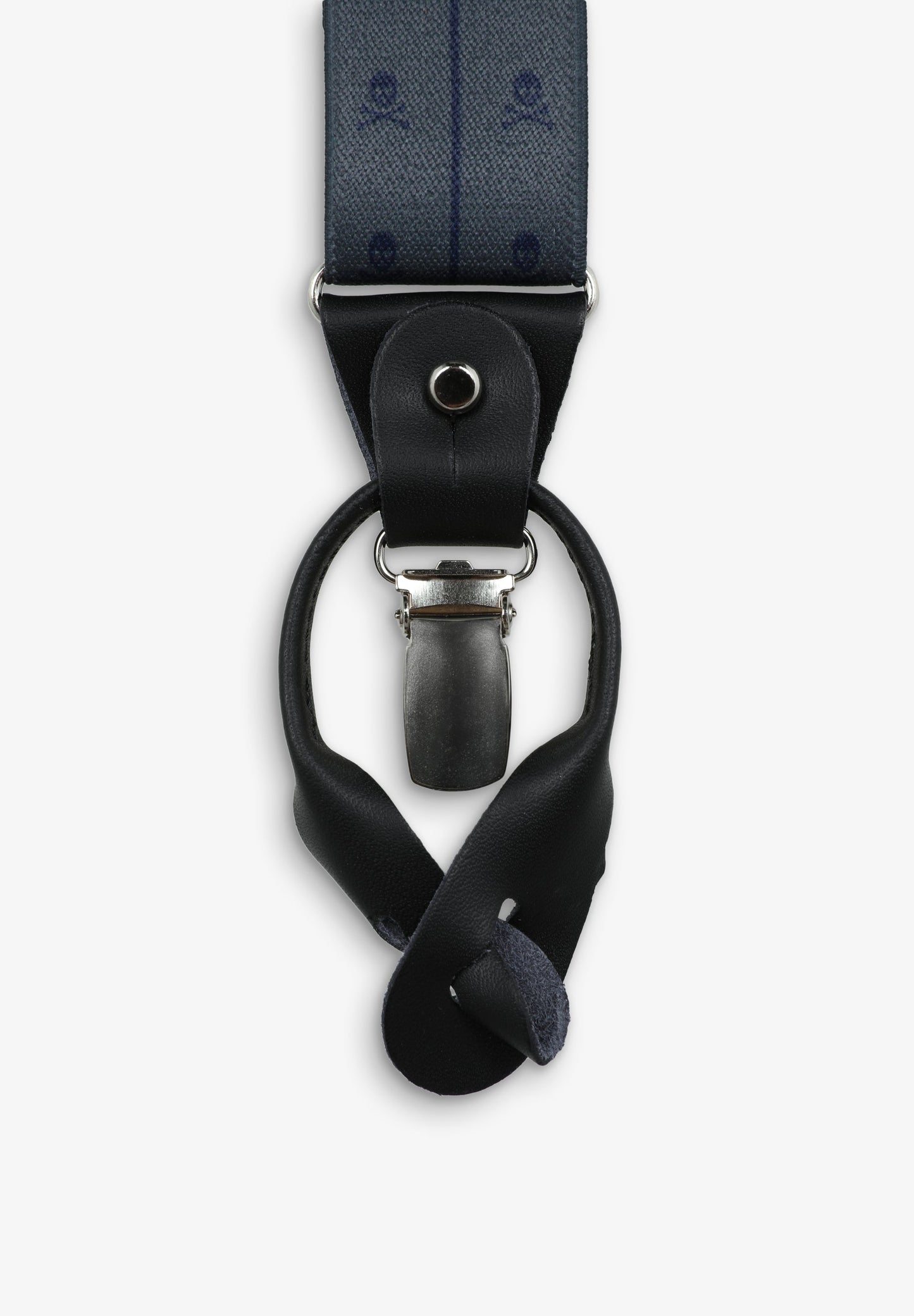 STRIPES SKULL SUSPENDERS