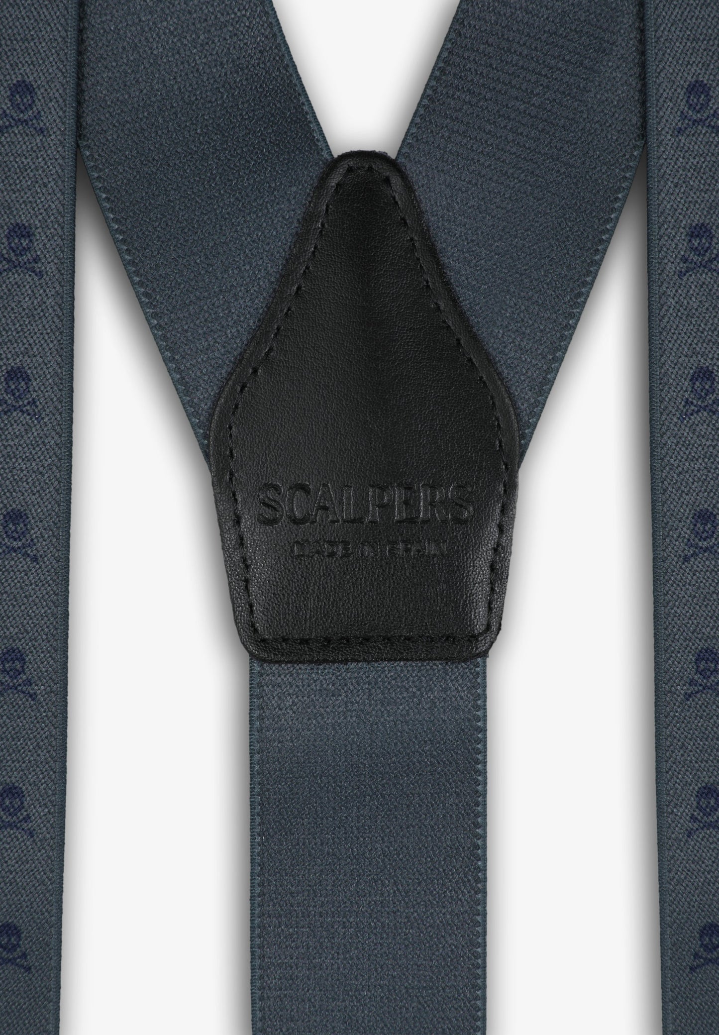 STRIPES SKULL SUSPENDERS