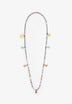 COLLAR ABALORIOS FLECOS CALAVERA