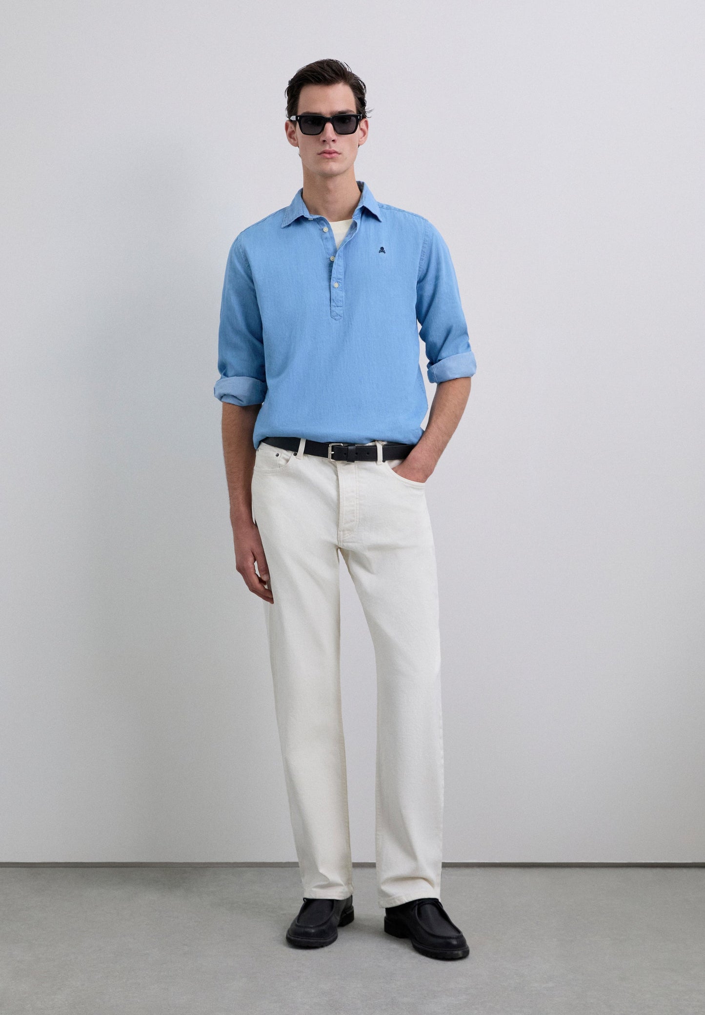 CAMISA POLERA DENIM