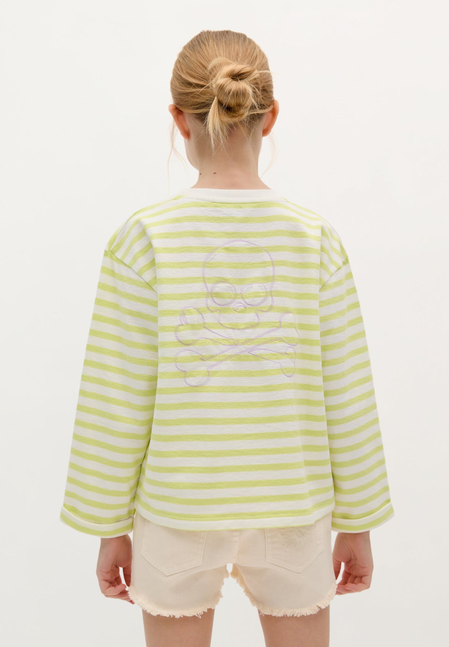 SUDADERA RAYAS SKULL