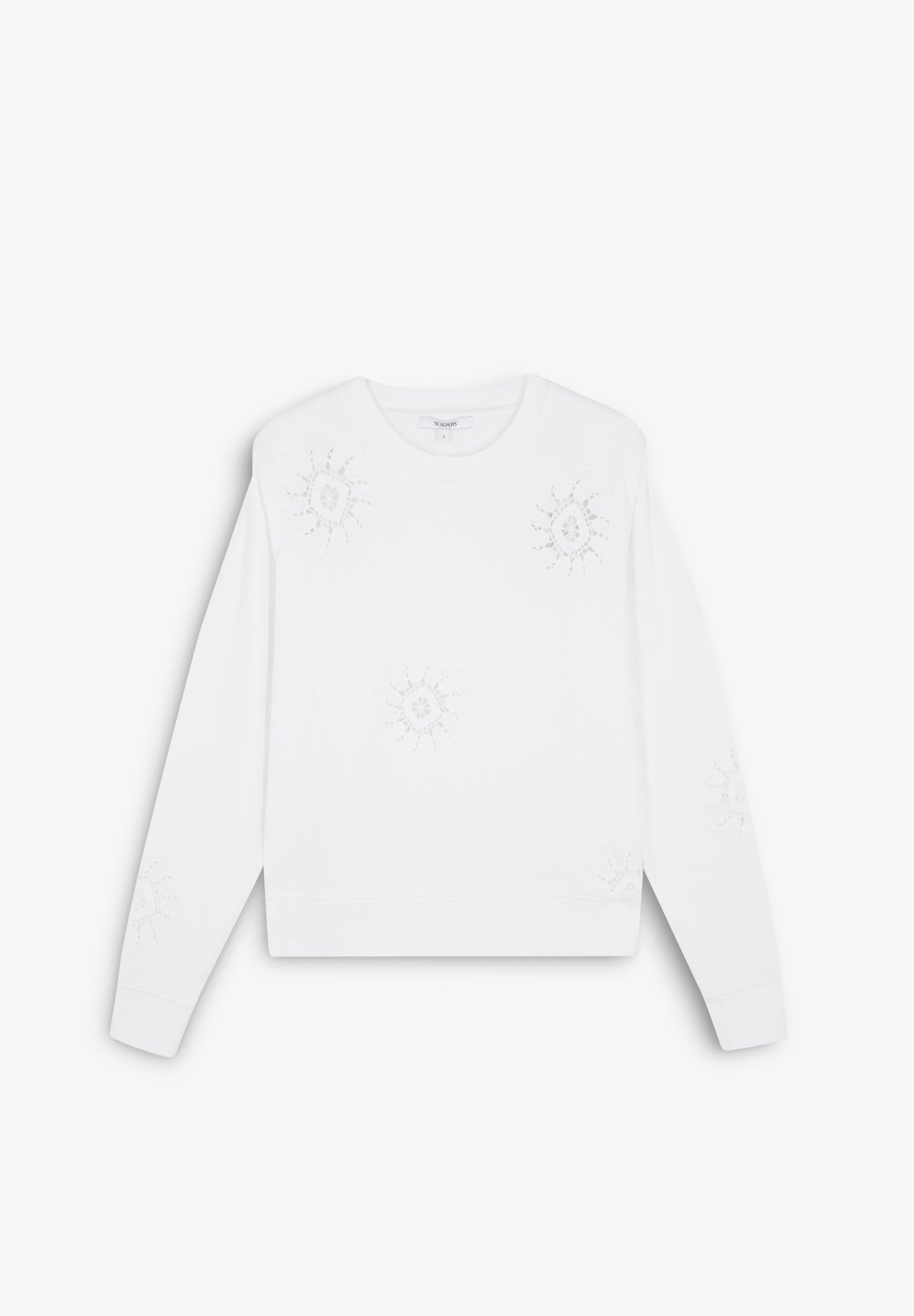 SUDADERA HOMBRERA DETALLES CROCHET