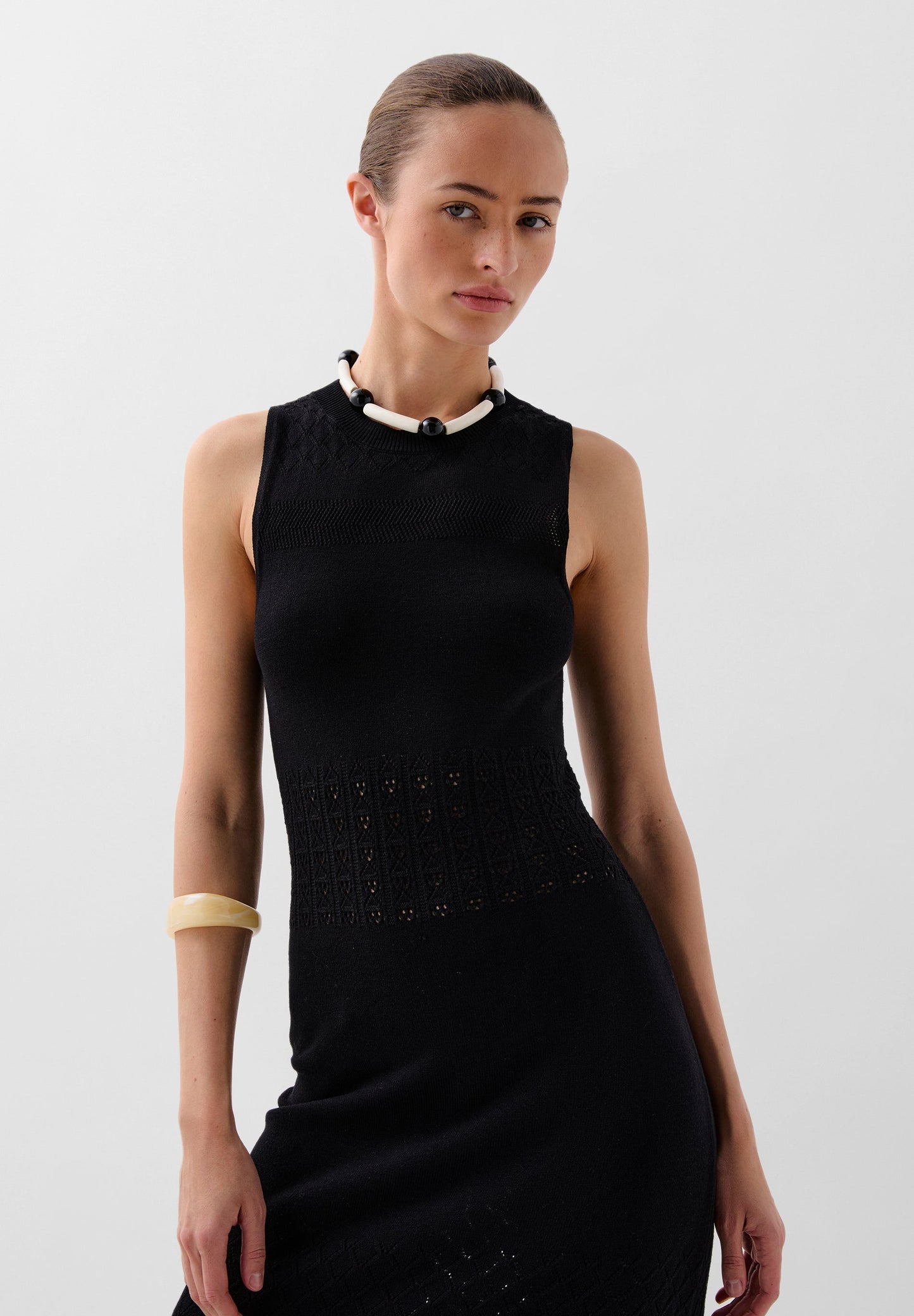 VESTIDO PUNTO FLECOS