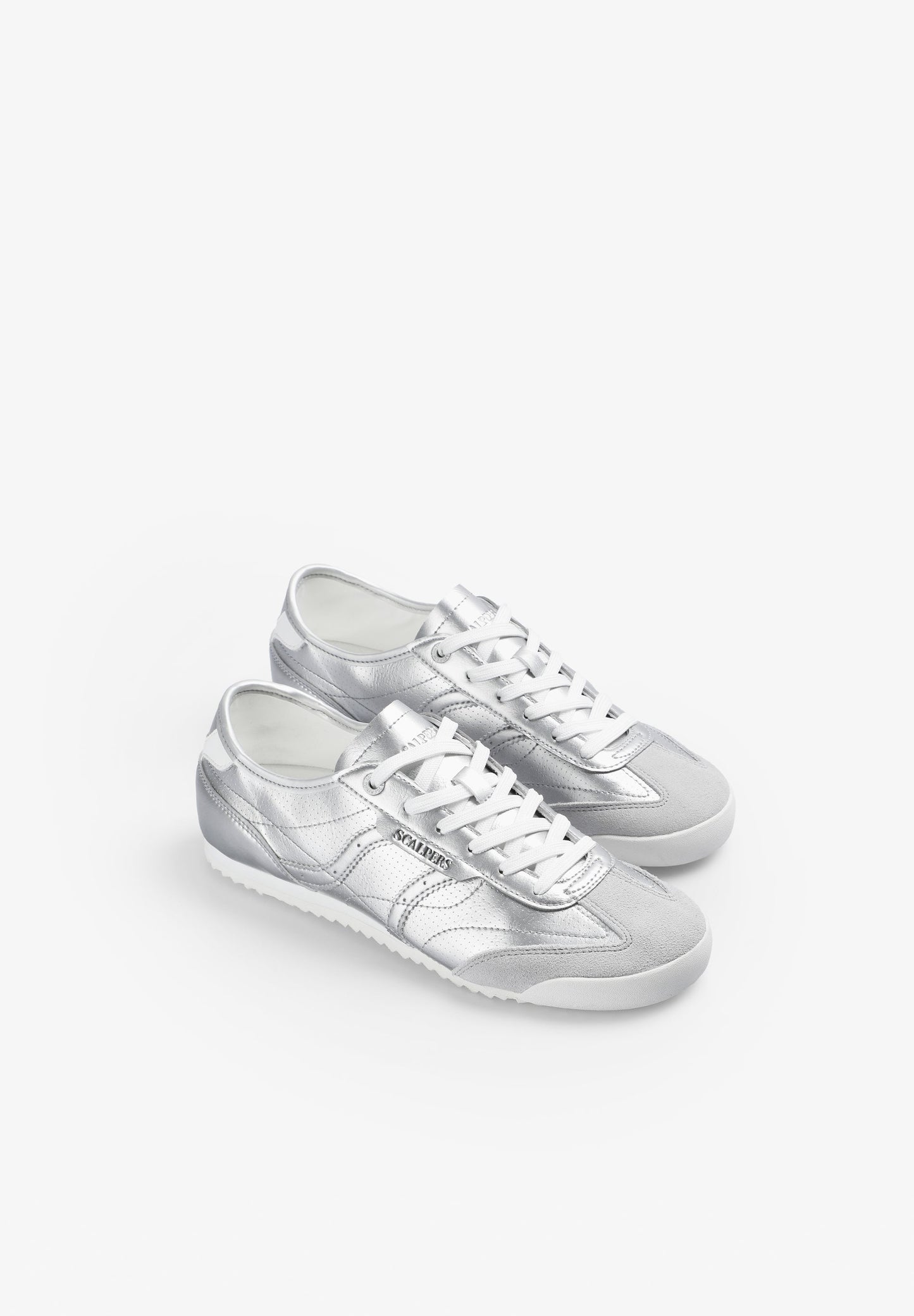 SNEAKERS BAJAS METALIZADAS