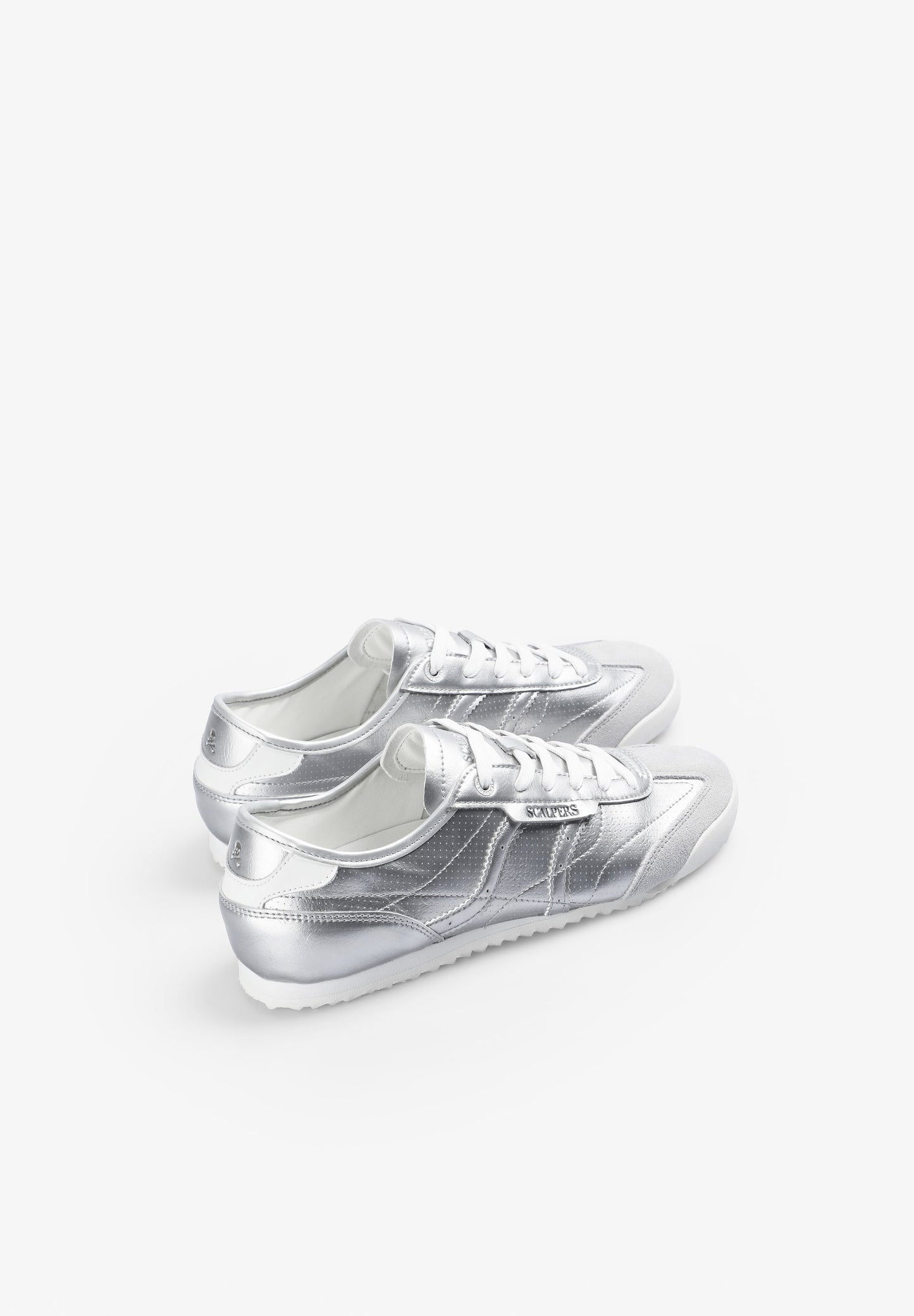 SNEAKERS BAJAS METALIZADAS