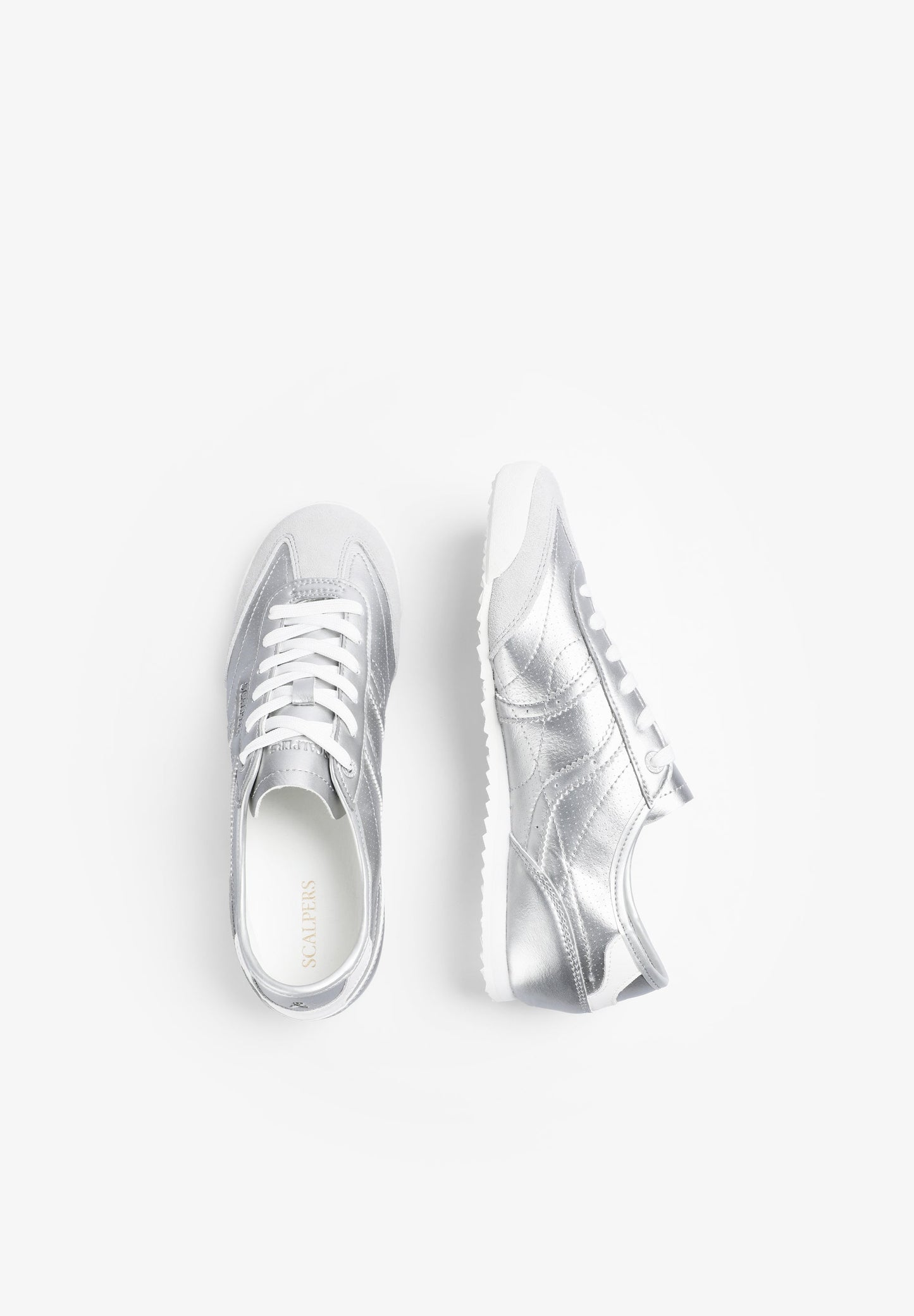 SNEAKERS BAJAS METALIZADAS