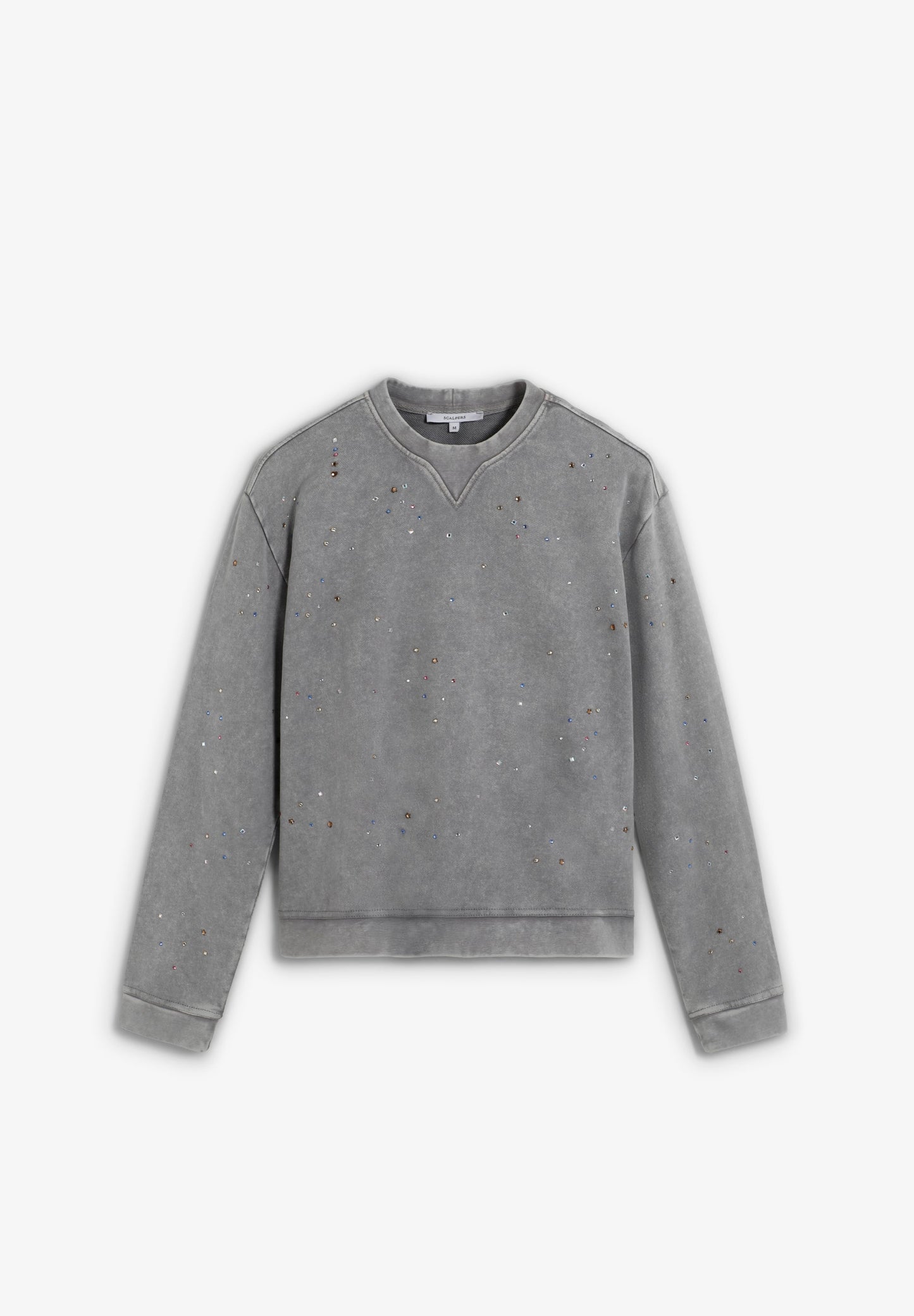 SUDADERA EFECTO LAVADO STRASS