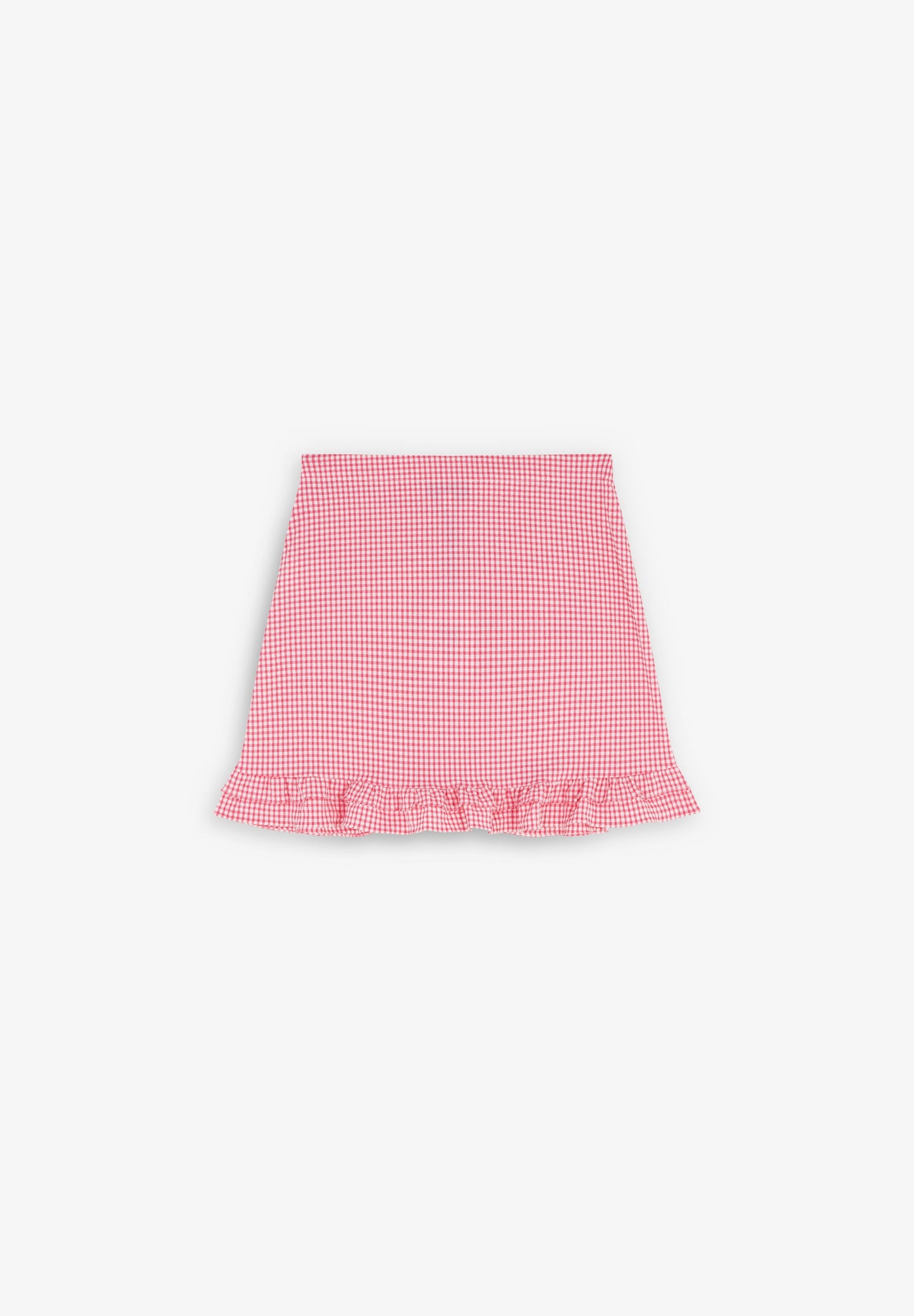FALDA VICHY FRUNCIDA