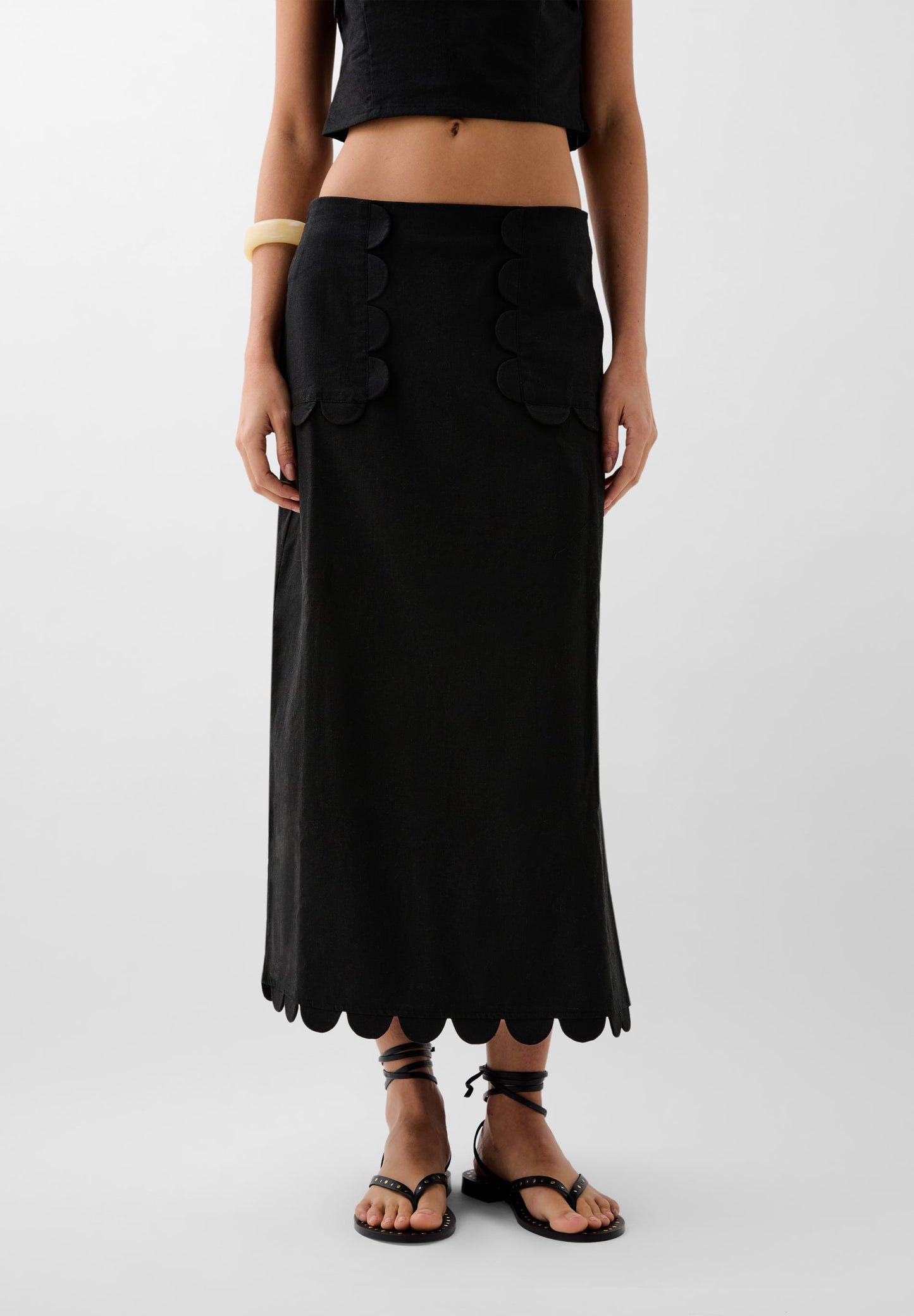 FALDA MIDI LINO