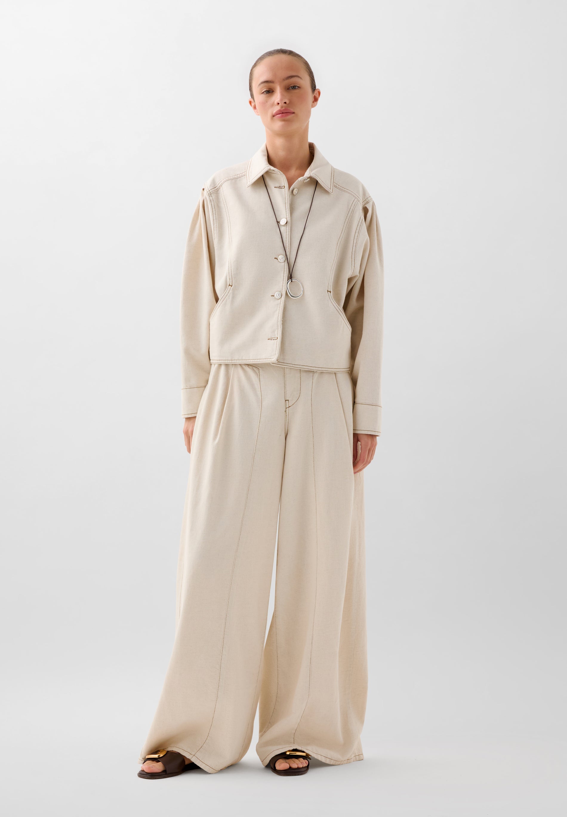 PANTALON DENIM COSTURA