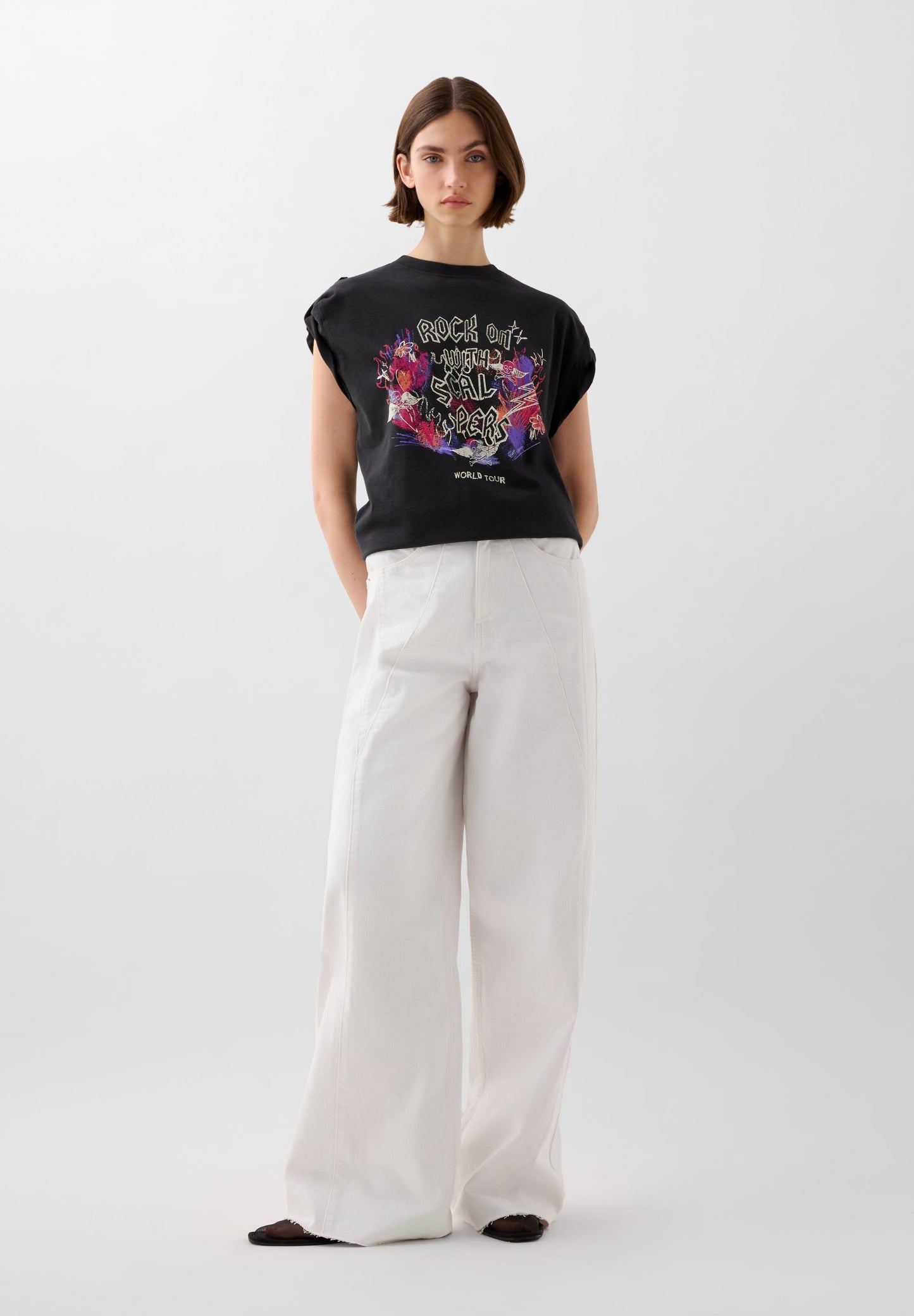 CAMISETA ROCK PRINT FRONTAL