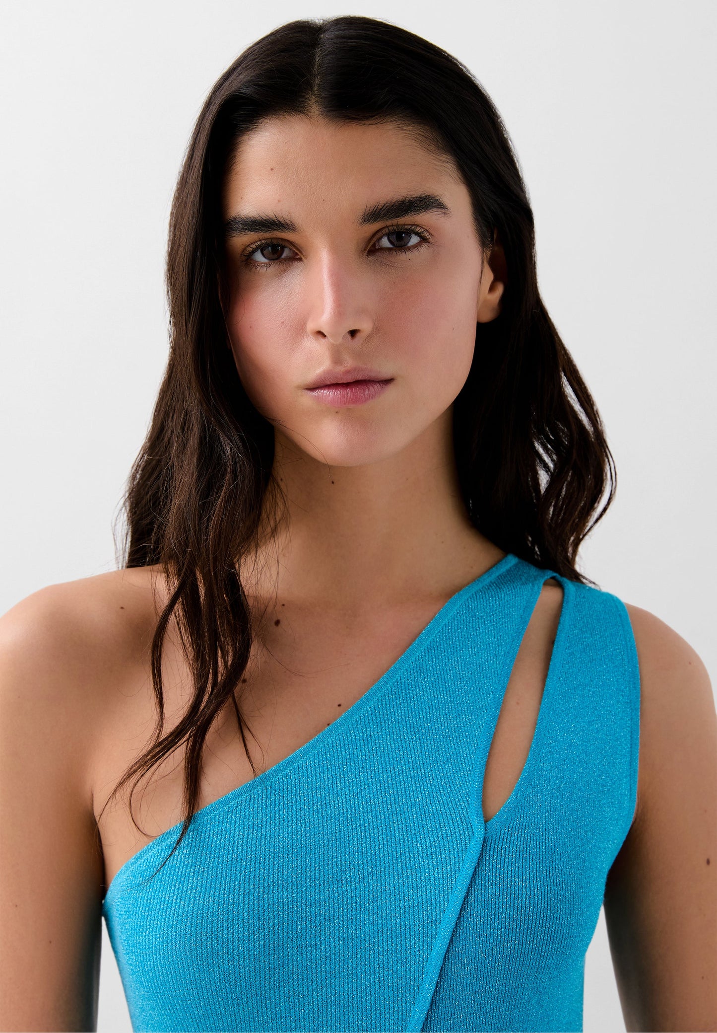 VESTIDO PUNTO LUREX BICOLOR
