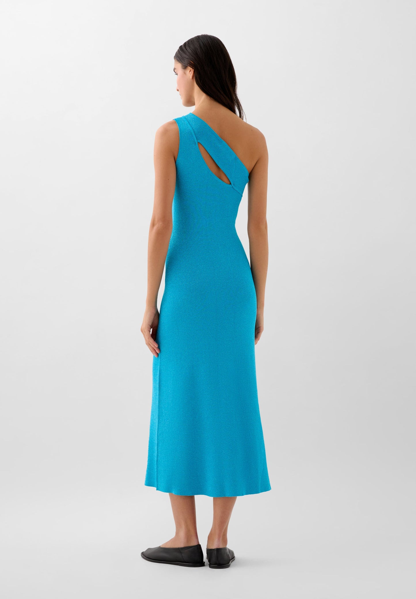 VESTIDO PUNTO LUREX BICOLOR