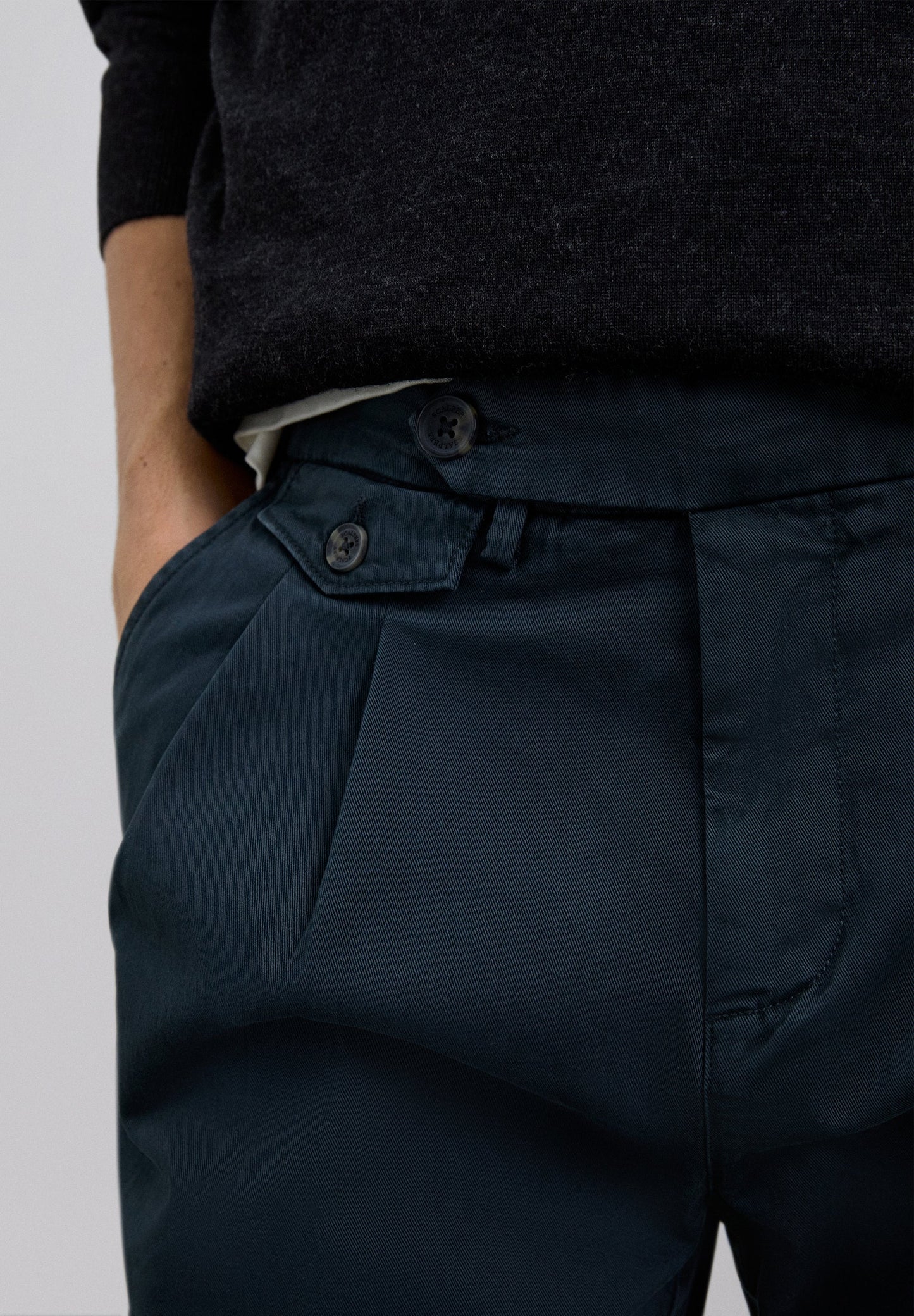 PANTALÓN DOBLE PINZA ALGODÓN