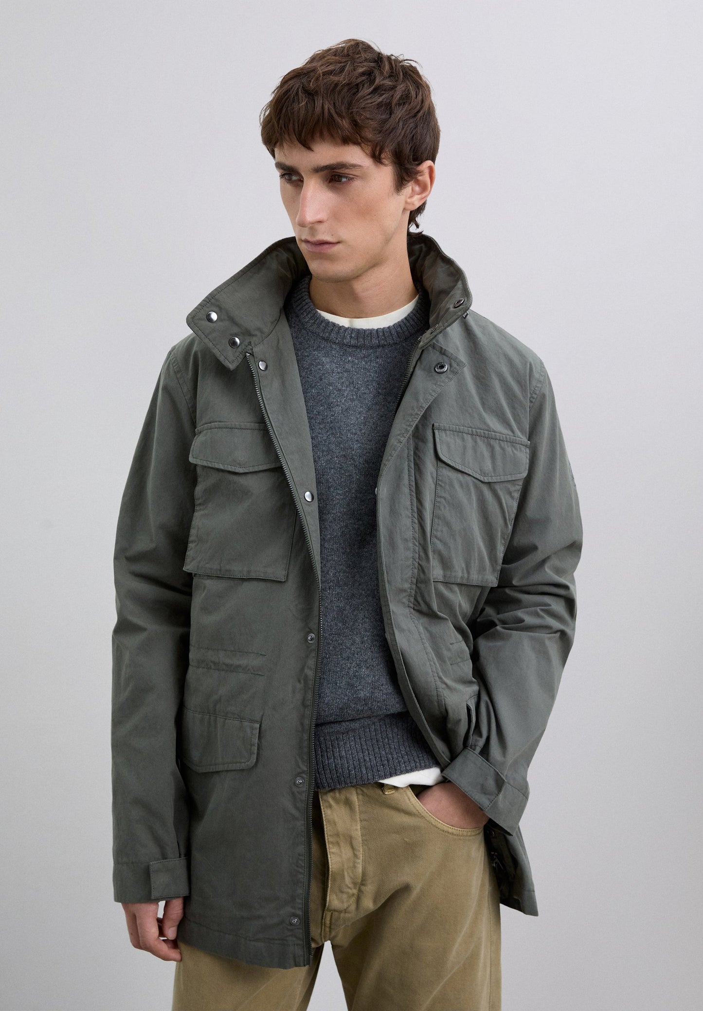 PARKA MILITAR LOGO