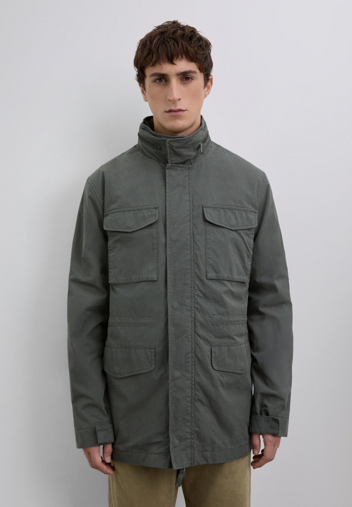PARKA MILITAR LOGO