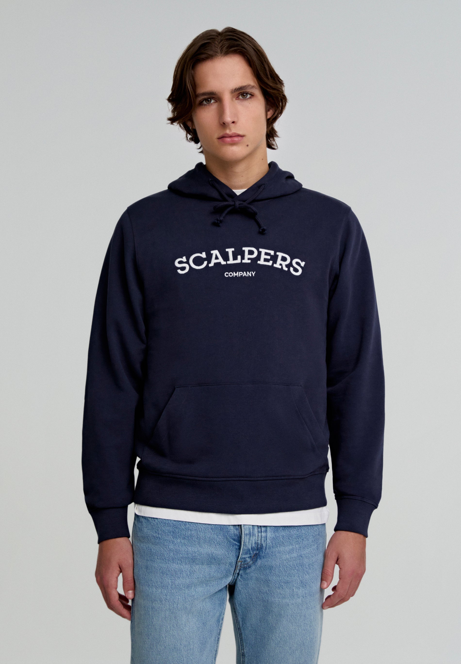 SUDADERA CAPUCHA LOGO FRONTAL