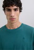 CAMISETA CALAVERA BORDADA TONO