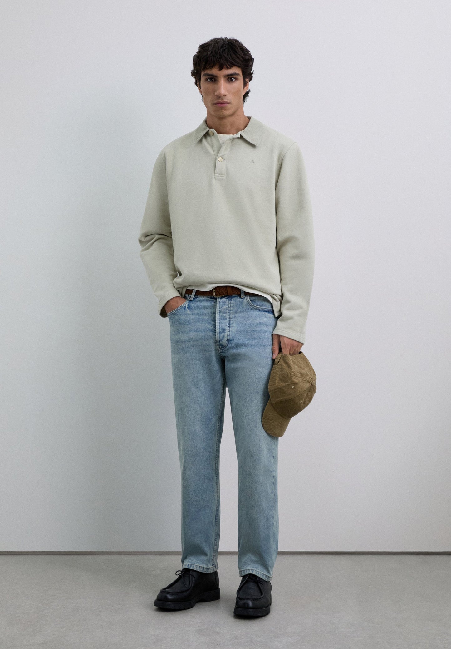 POLO BORDADO CUELLO PANA