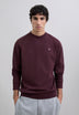 SUDADERA BORDADA CONTRASTE ALGODÓN