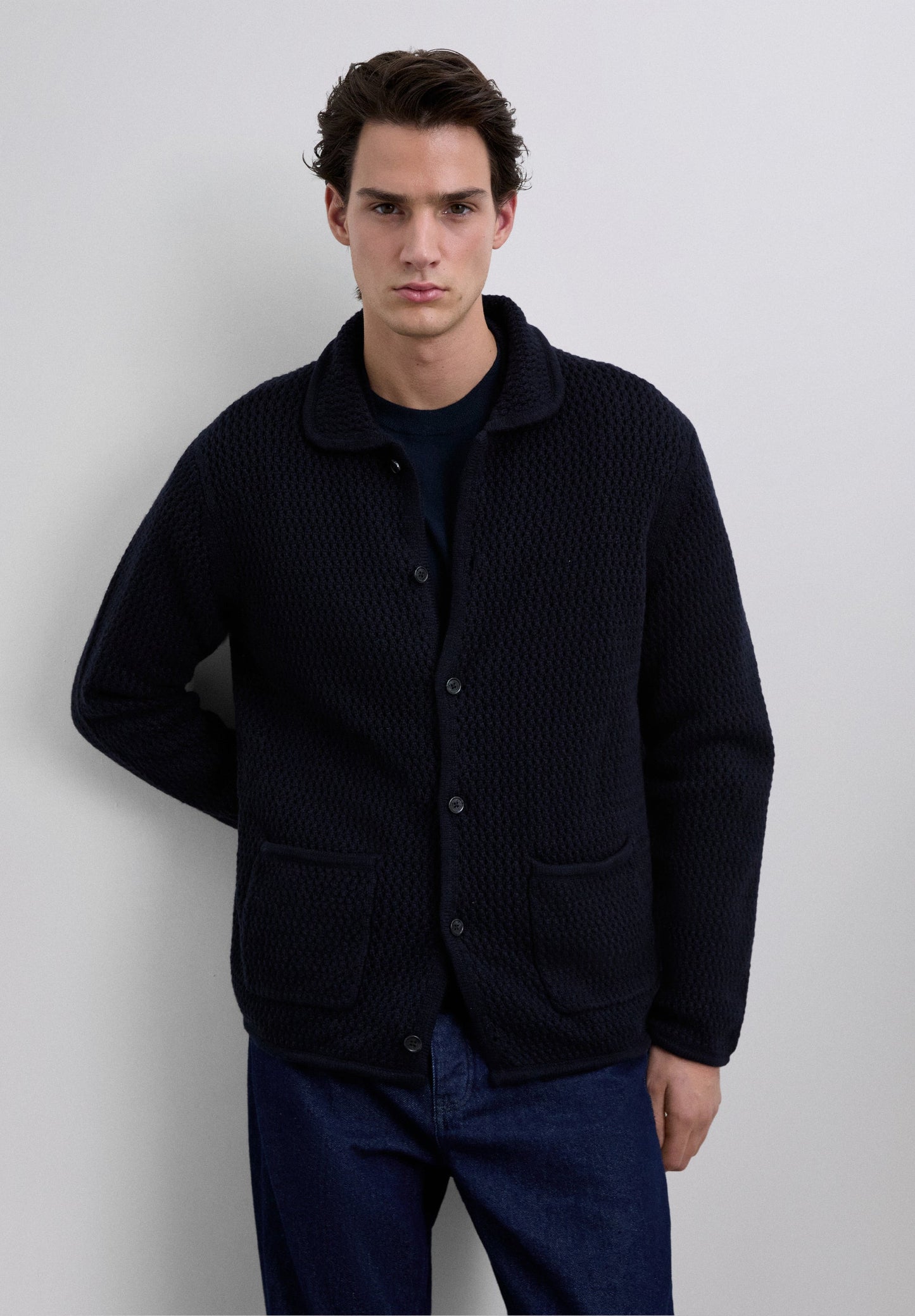 CARDIGAN PUNTO LANA