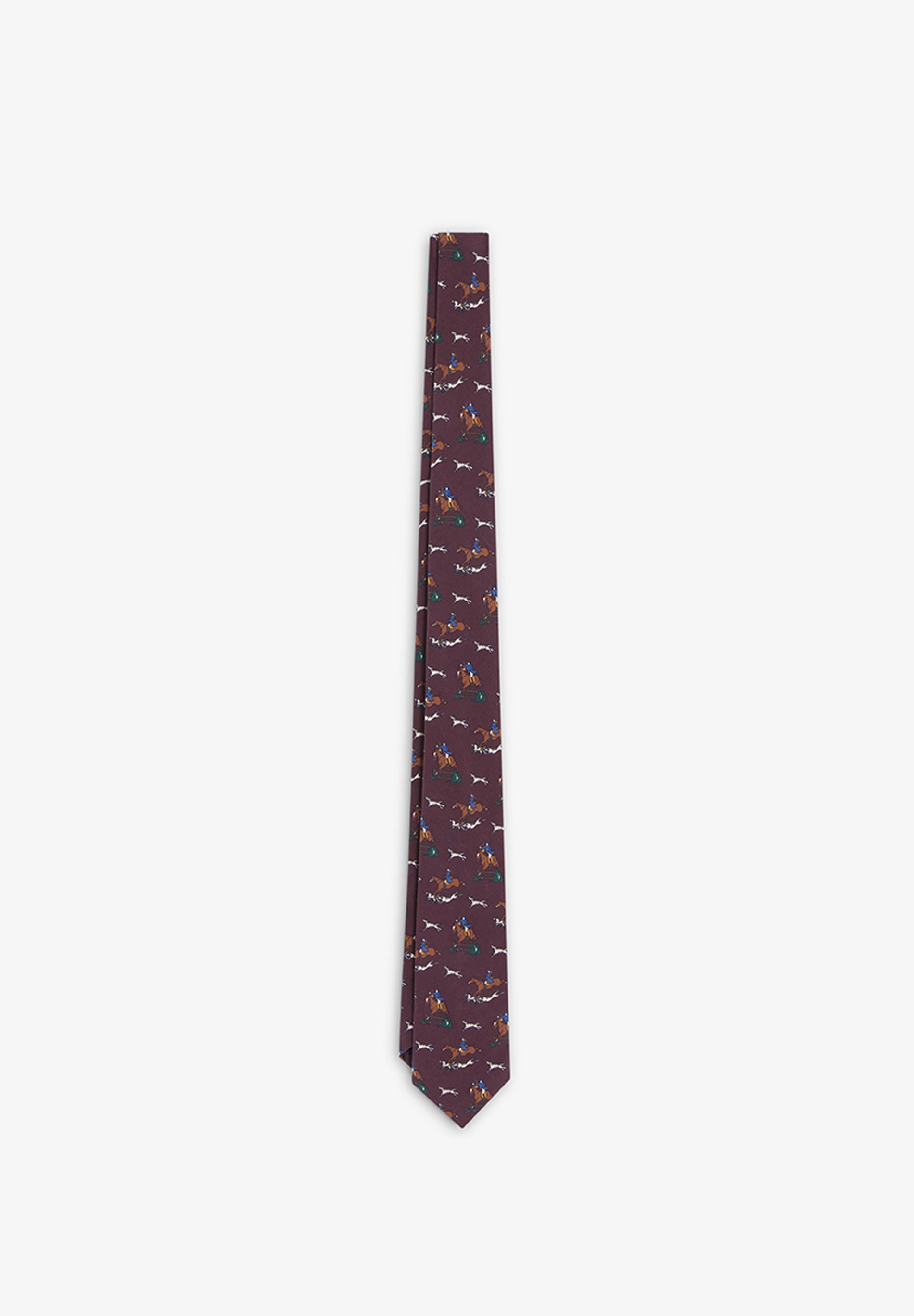 CORBATA SEDA CABALLOS