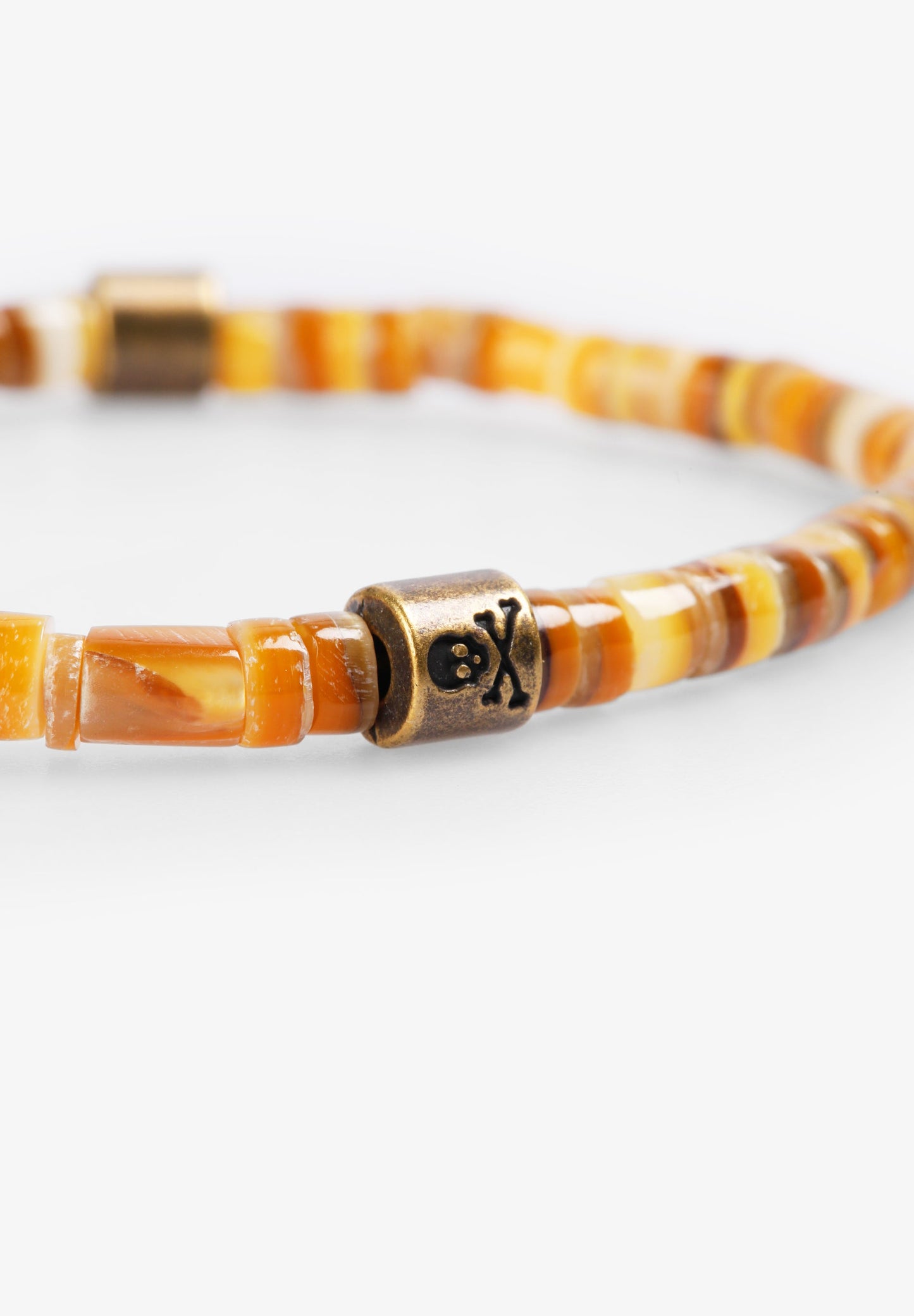 PULSERA PIEDRA NATURAL CALAVERA