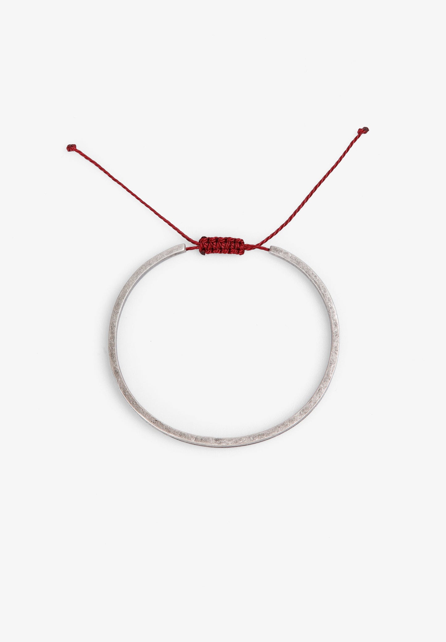 PULSERA AJUSTABLE EFECTO PLATEADO