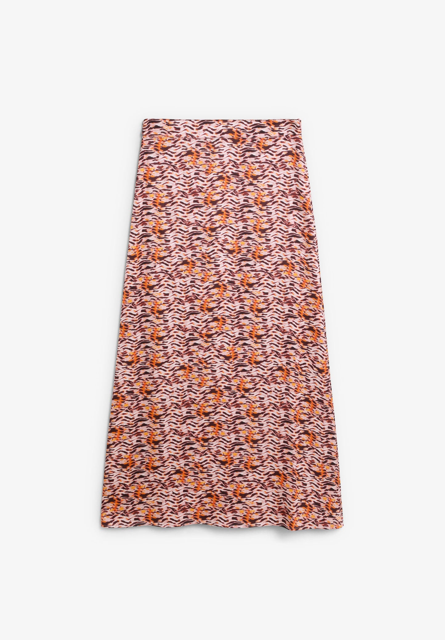 FALDA MIDI FLUIDA ESTAMPADA