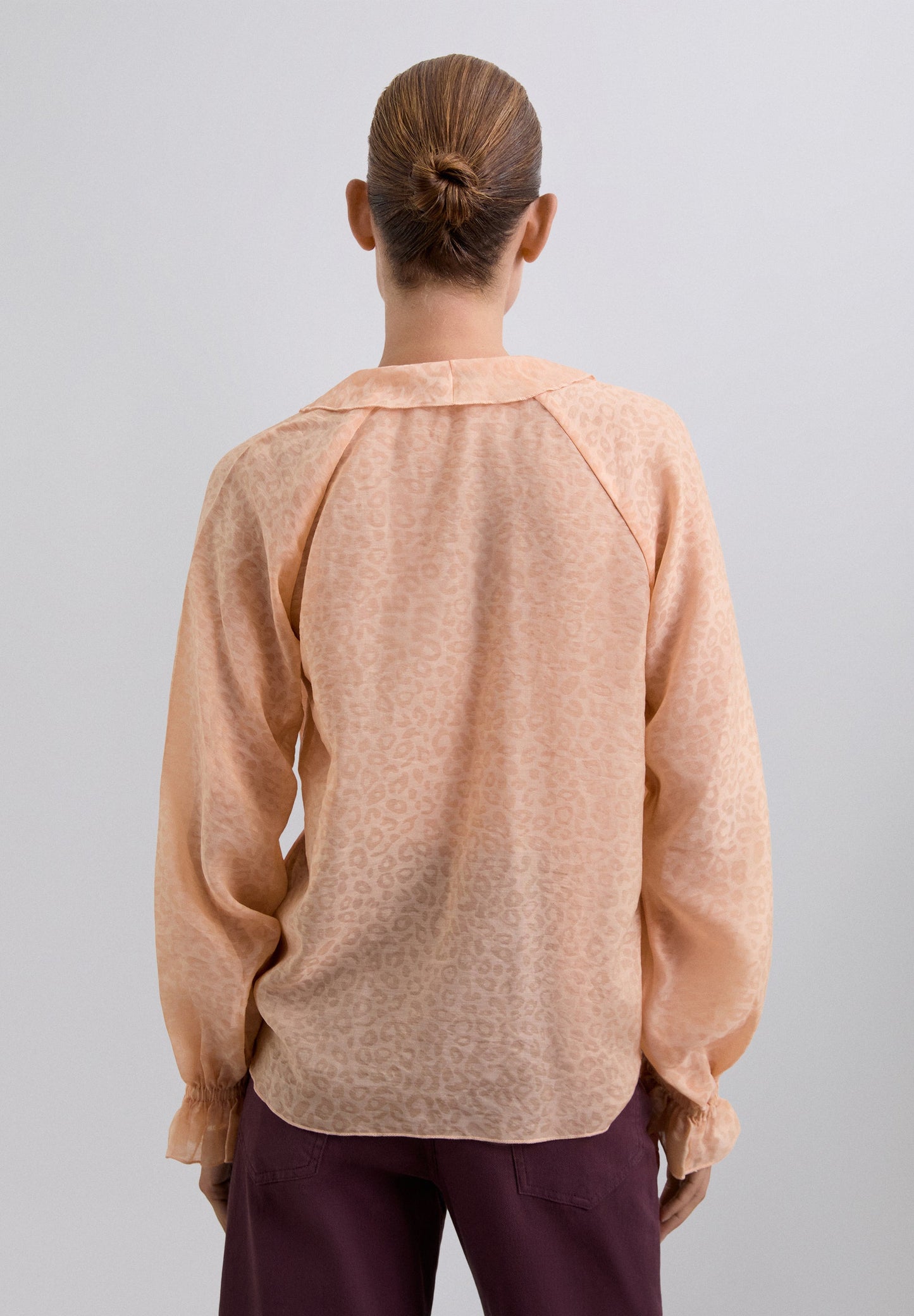 BLUSA VOLANTES ANIMAL PRINT