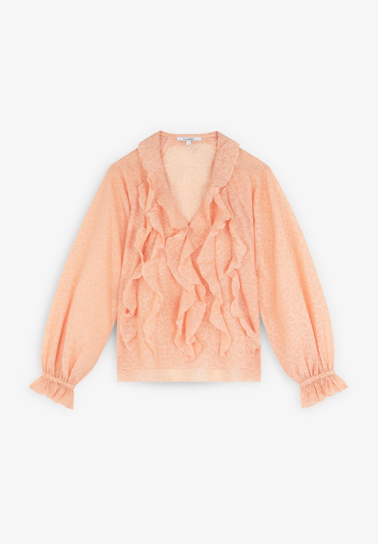 BLUSA VOLANTES ANIMAL PRINT