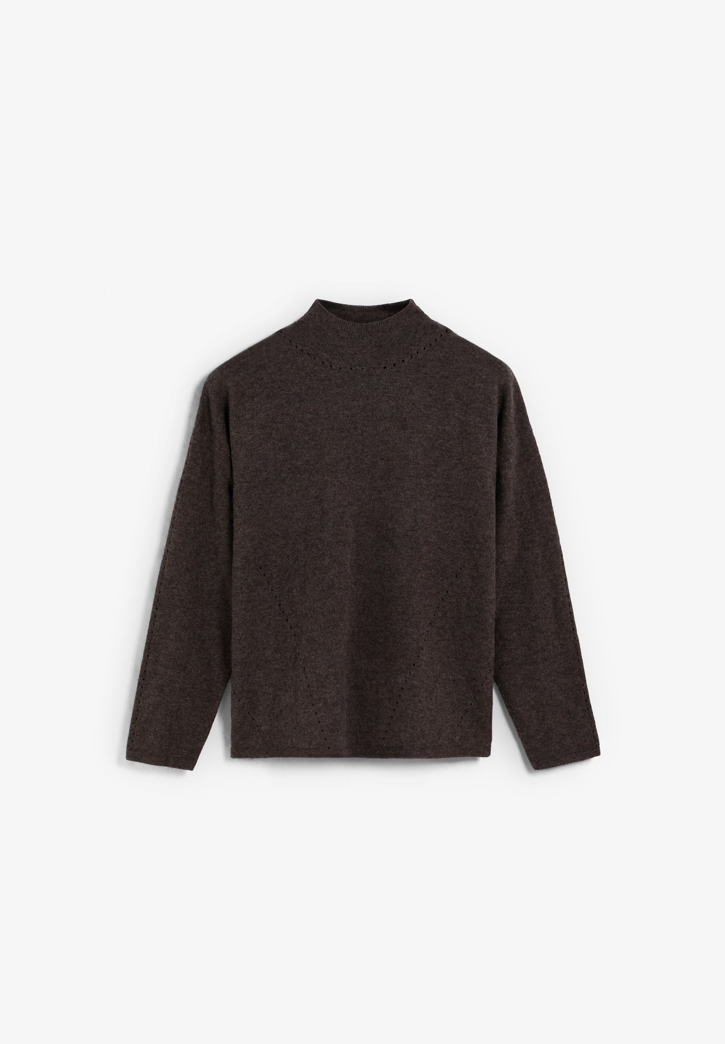 JERSEY CUELLO ALTO MEZCLA LANA